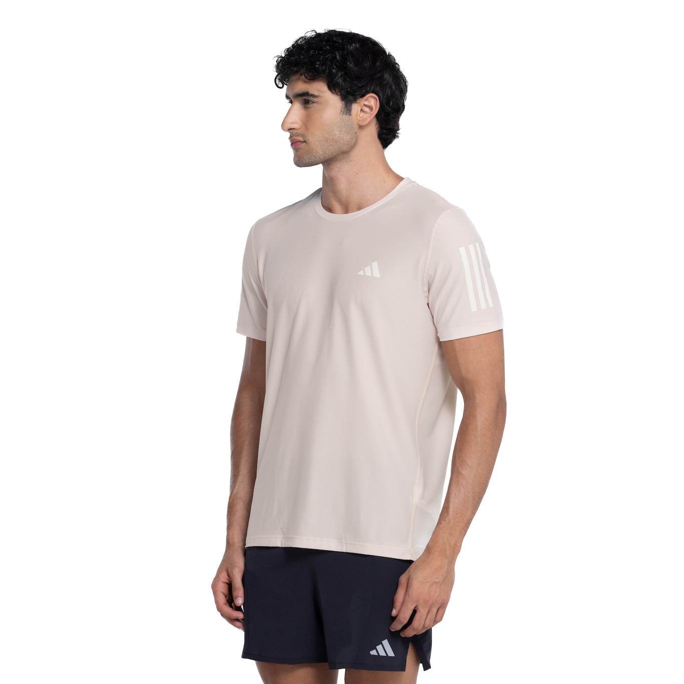 Camiseta Masculina adidas Manga Curta Own The Run Base - Video 1