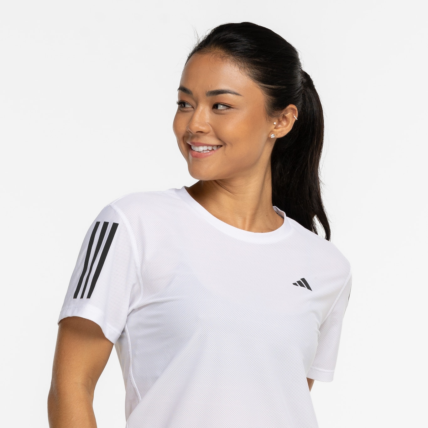 Camiseta Feminina adidas Manga Curta Own The Run Base - Foto 4