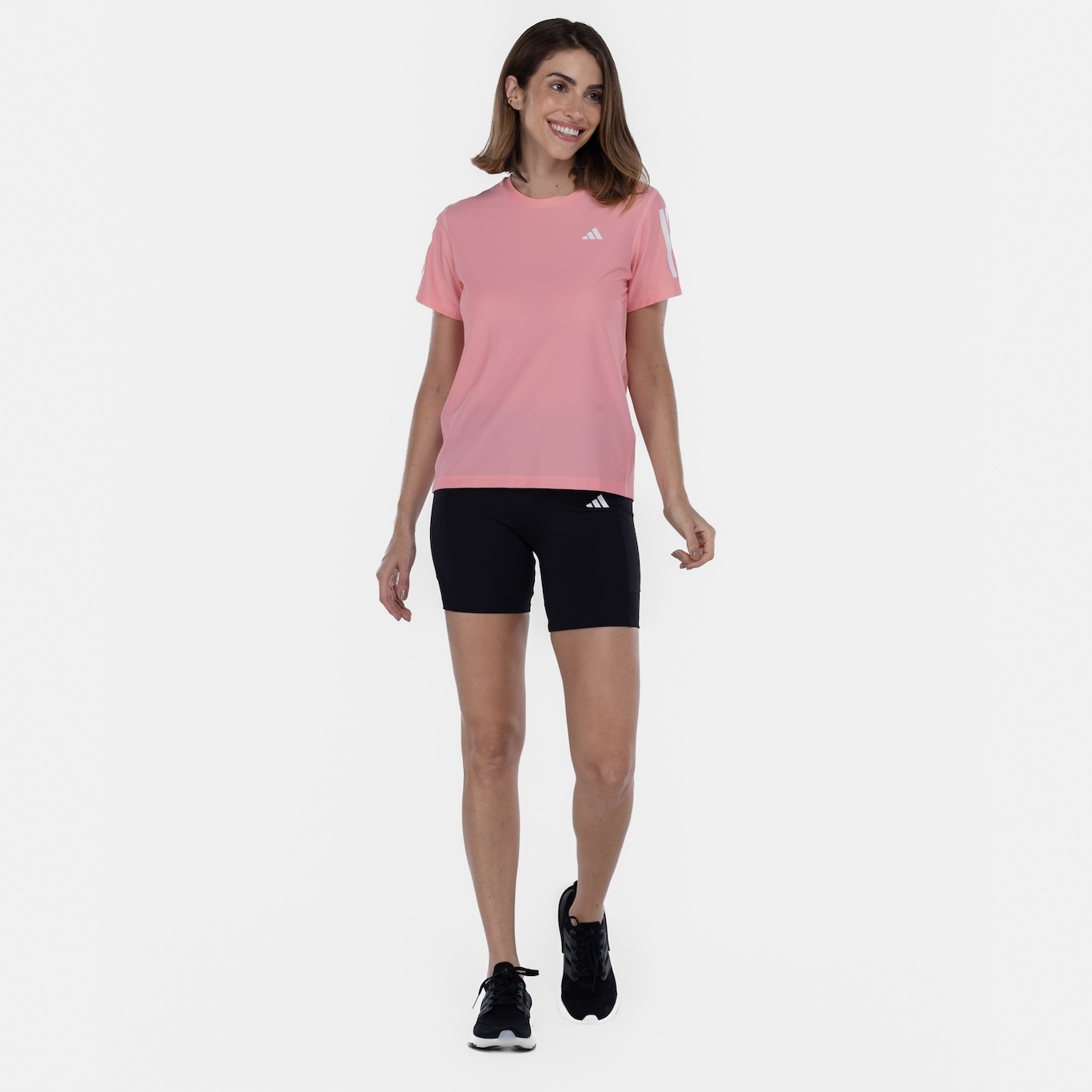 Camiseta Feminina adidas Manga Curta Own The Run Base - Foto 3