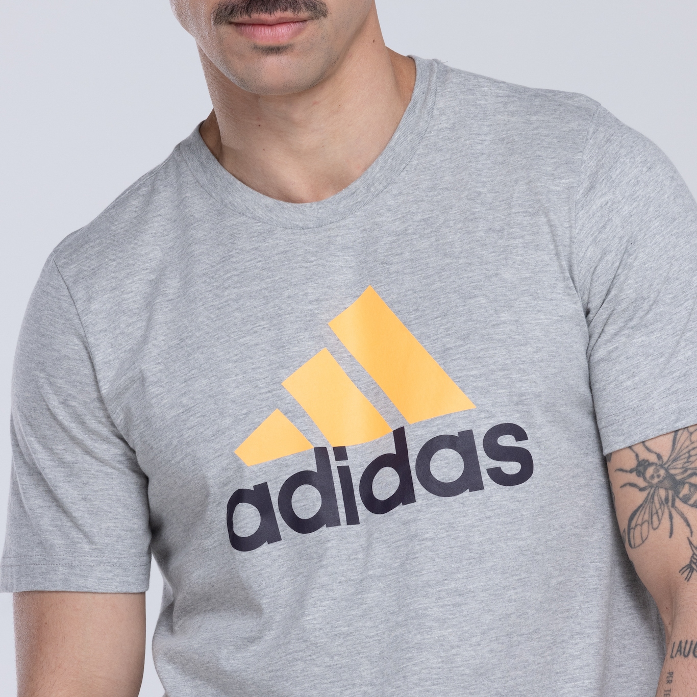 Camiseta Masculina adidas Manga Curta Big Logo - Foto 6