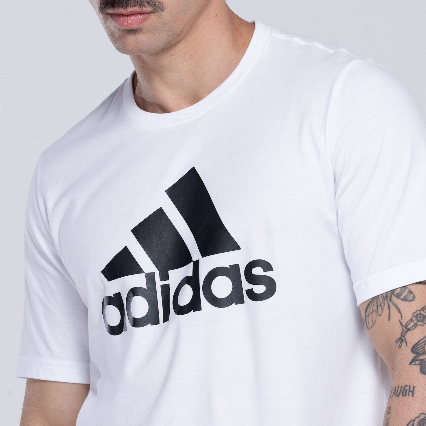 Camiseta Masculina adidas Manga Curta Big Logo - Foto 6