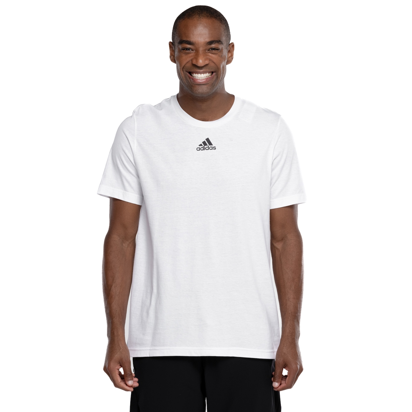 Camiseta Masculina adidas Manga Curta Small Logo - Video 1