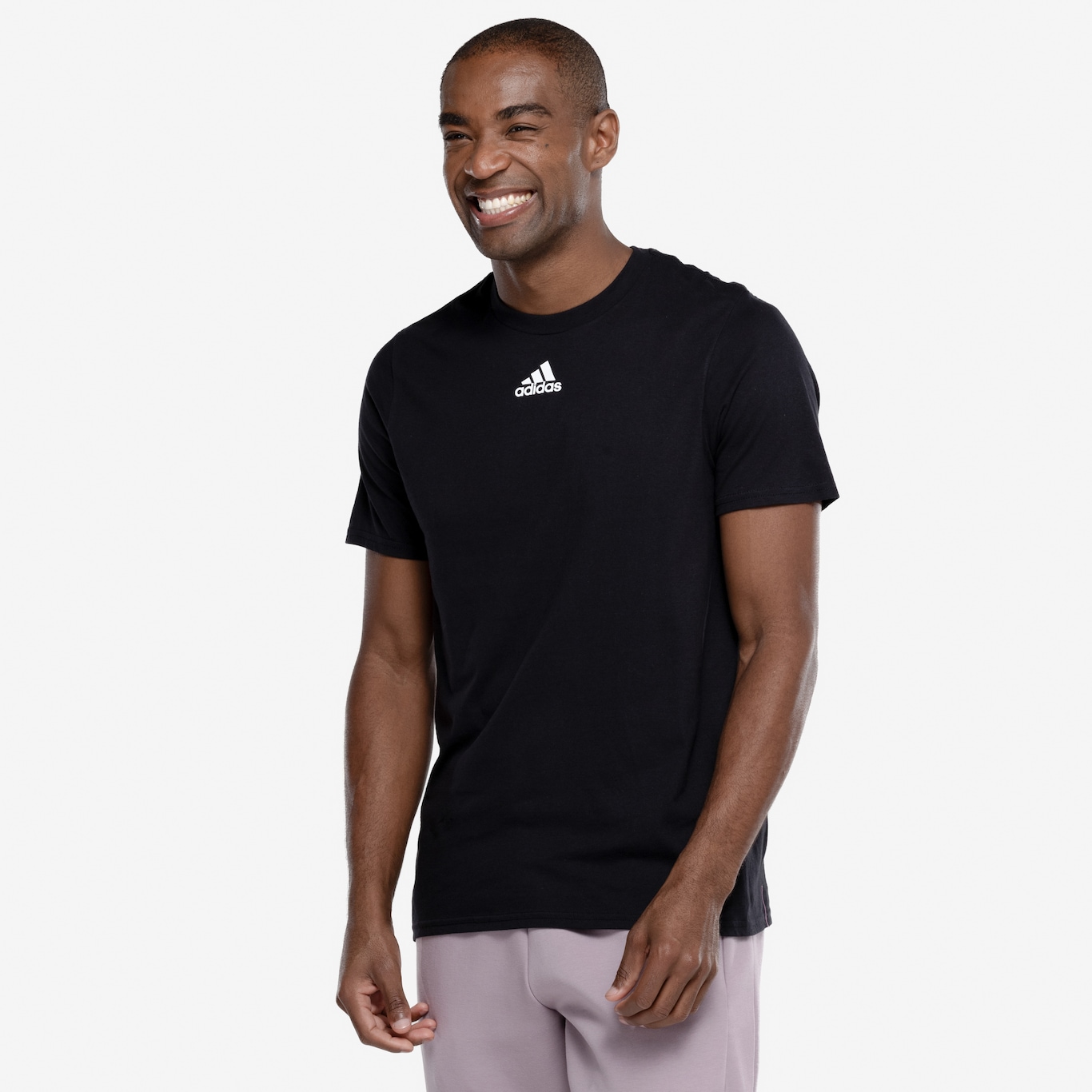 Camiseta Masculina adidas Manga Curta Small Logo - Foto 5