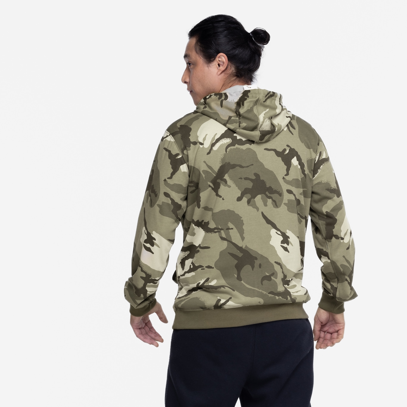 Blusão de Moletom Masculino adidas com Capuz Camuflado - Foto 3