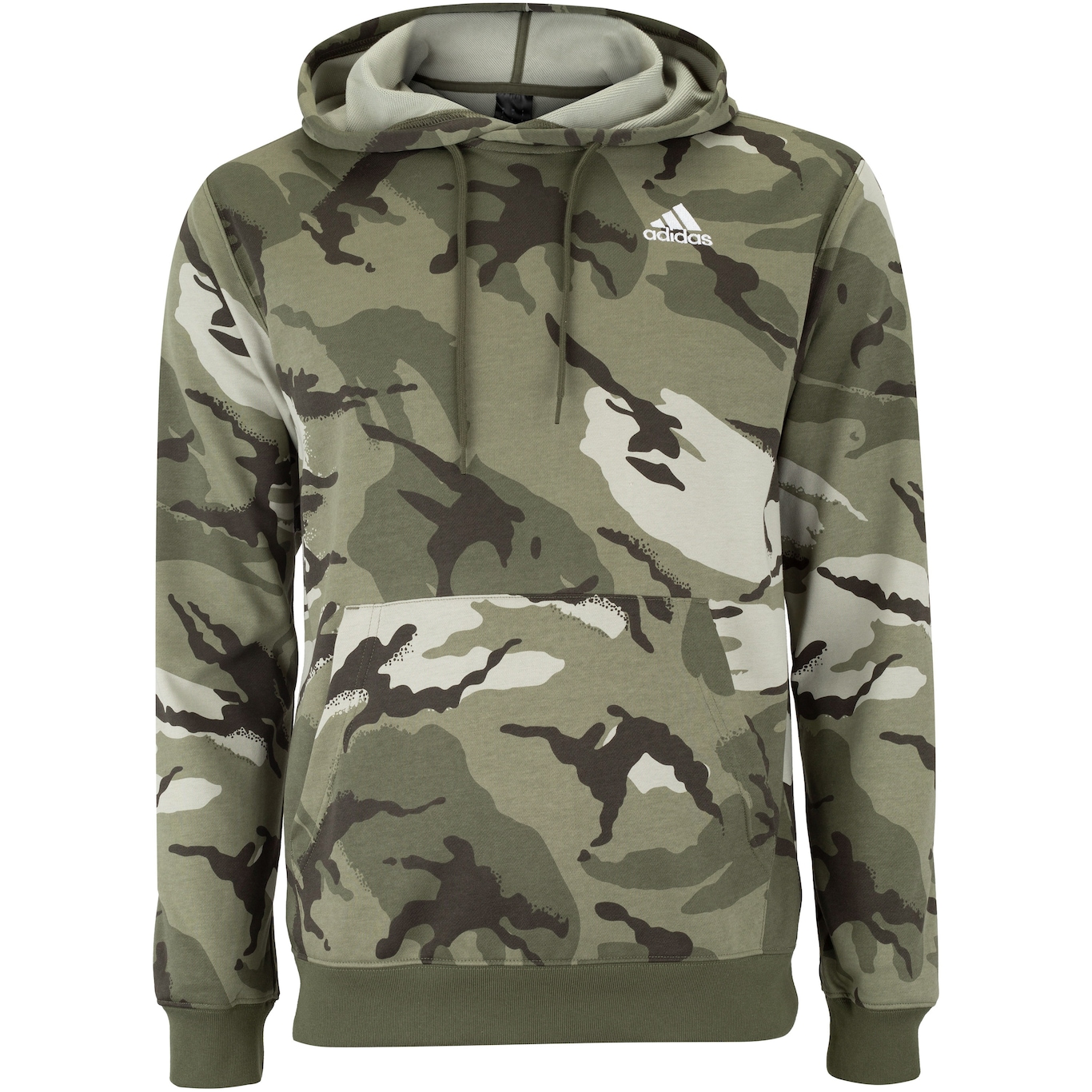 Blusão de Moletom Masculino adidas com Capuz Camuflado - Foto 5