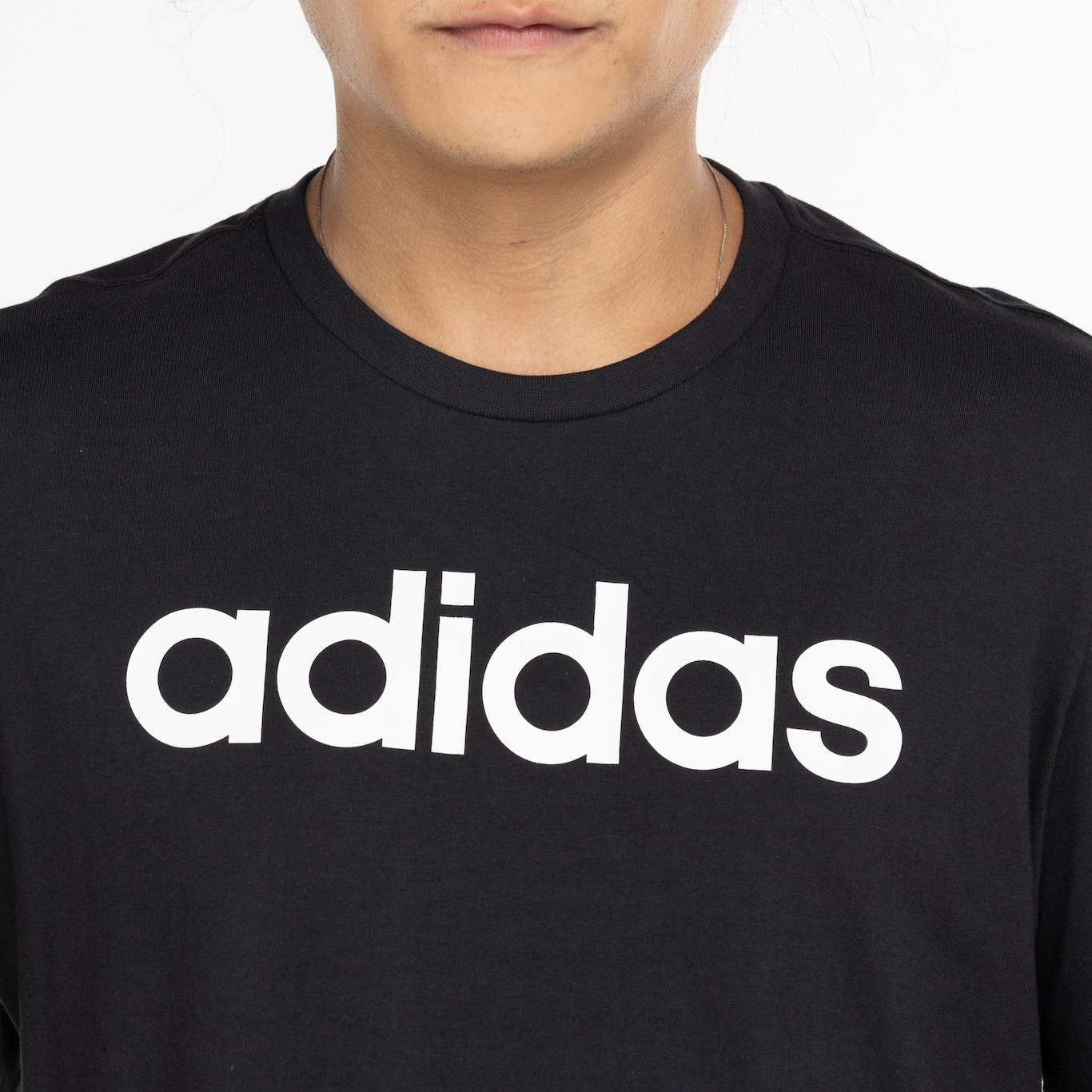 Camiseta Masculina adidas Manga Curta Logo Linear - Foto 6