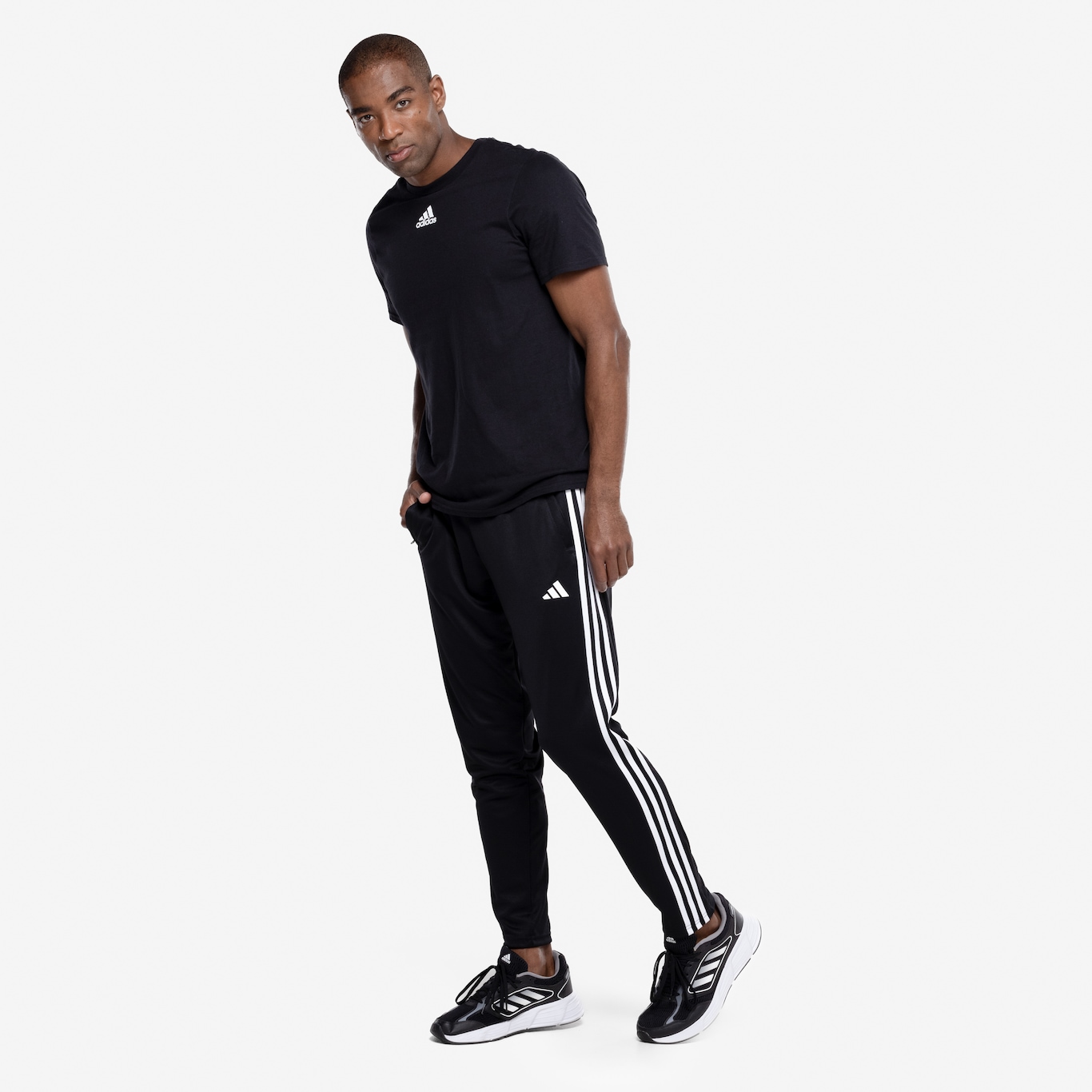 Calça Masculina adidas Essentials 3 Listras - Foto 5