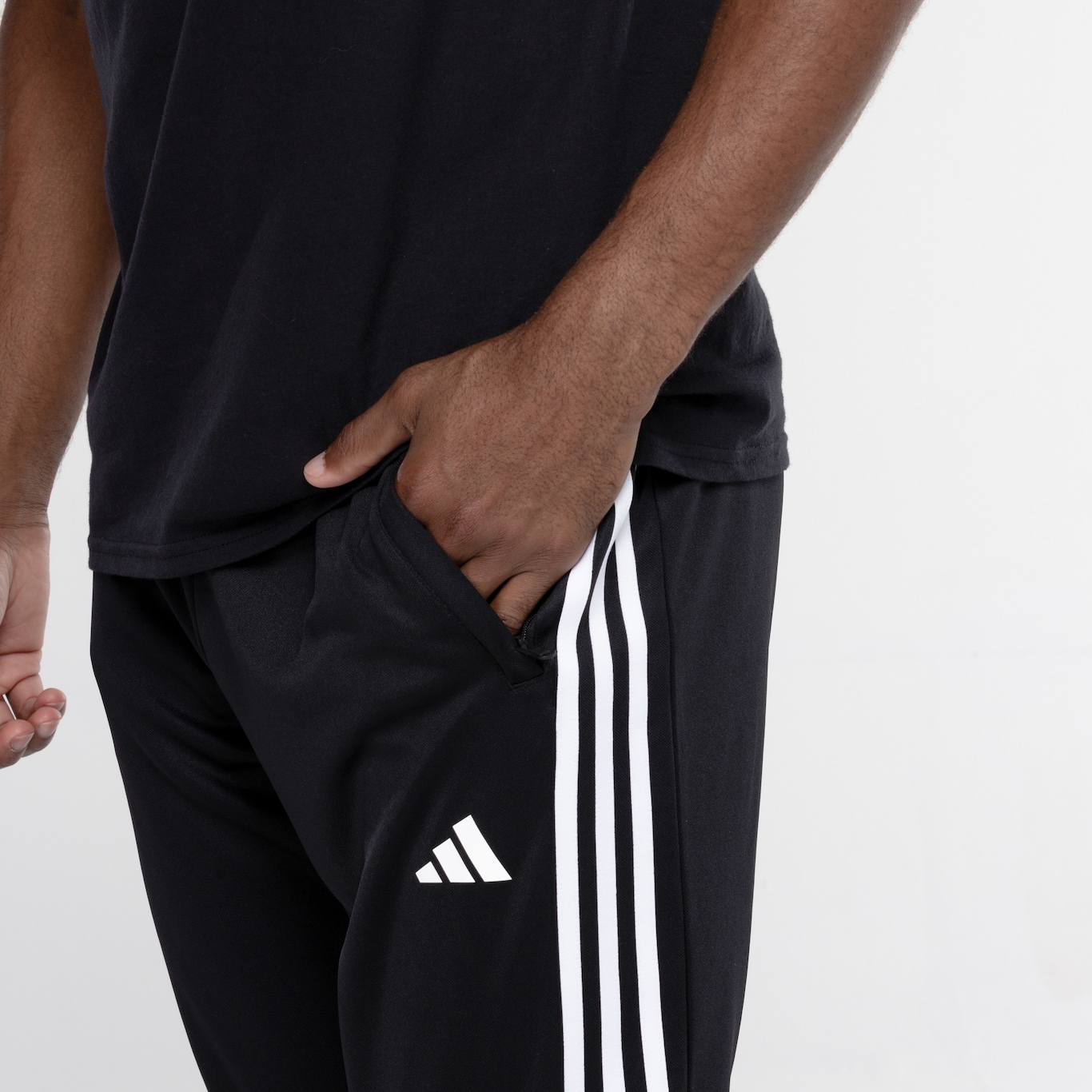 Calça Masculina adidas Essentials 3 Listras - Foto 6