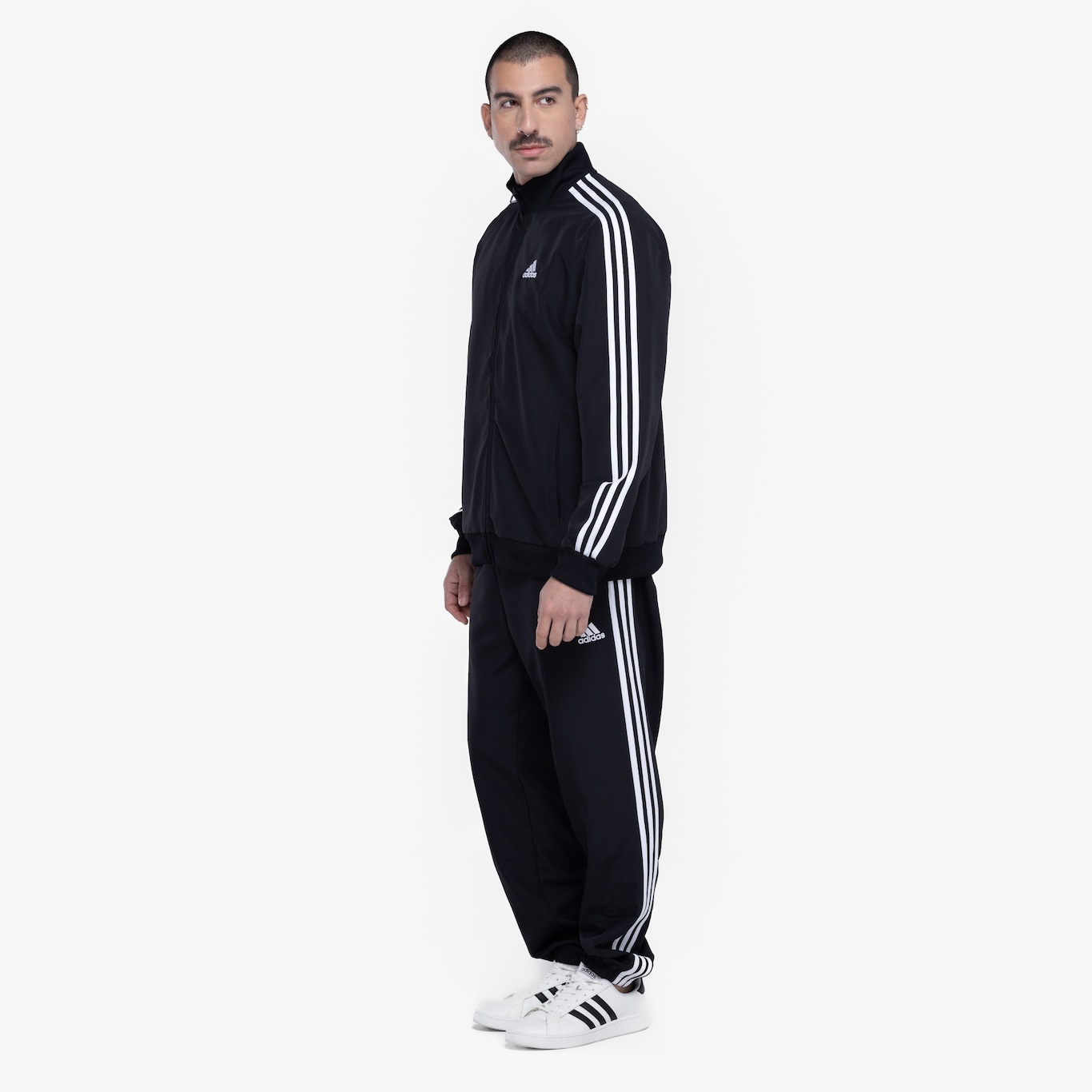 Conjunto de Agasalho Masculino adidas 3 Stripes - Foto 5