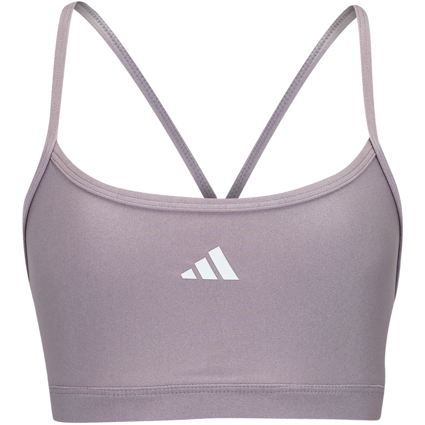 Top Fitness sem Bojo adidas Baixa Sustentação Latin Fit Solid Adulto - Foto 6