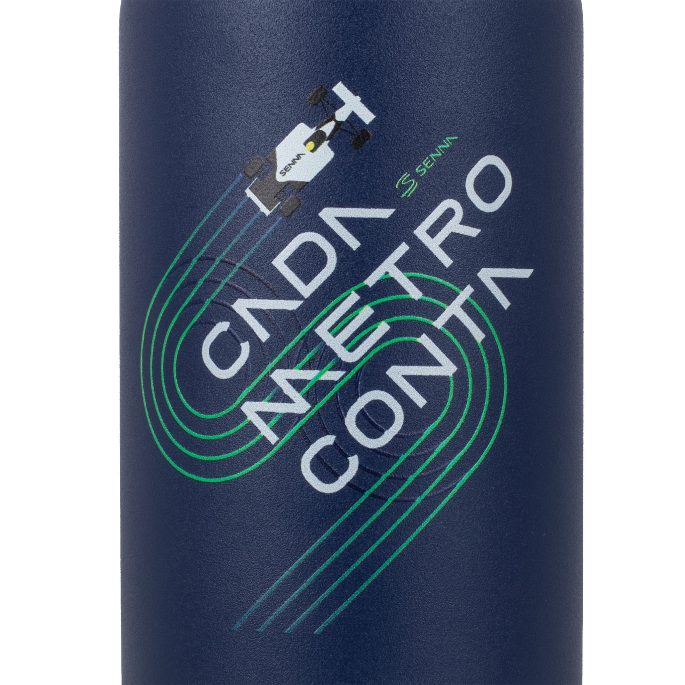 Garrafa Térmica Ayrton Senna Cada Metro 500 ml - Foto 5