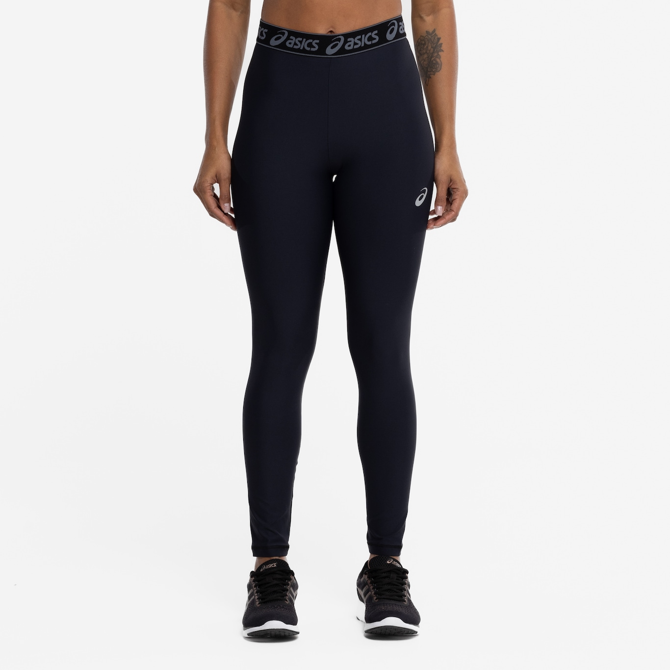 Calça Legging ASICS Média Compressão Run Cós Baixo - Foto 4