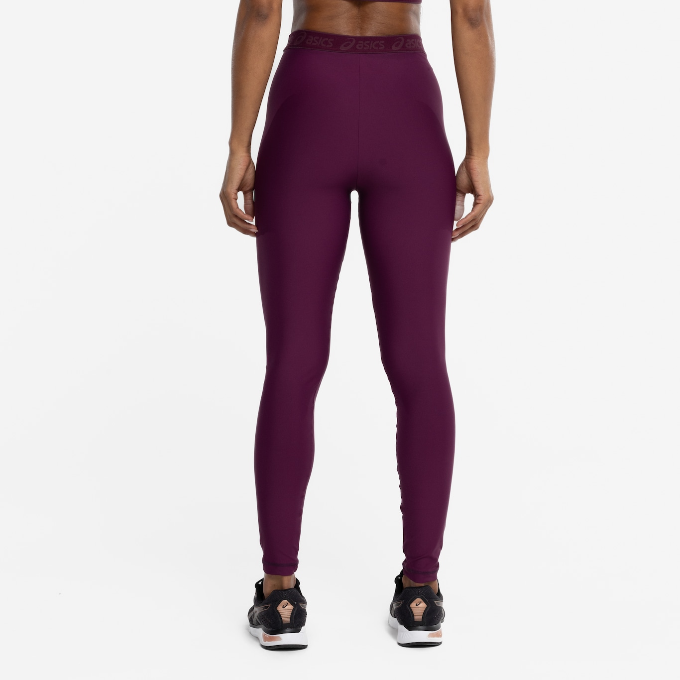 Calça Legging ASICS Média Compressão Run Cós Baixo - Foto 3