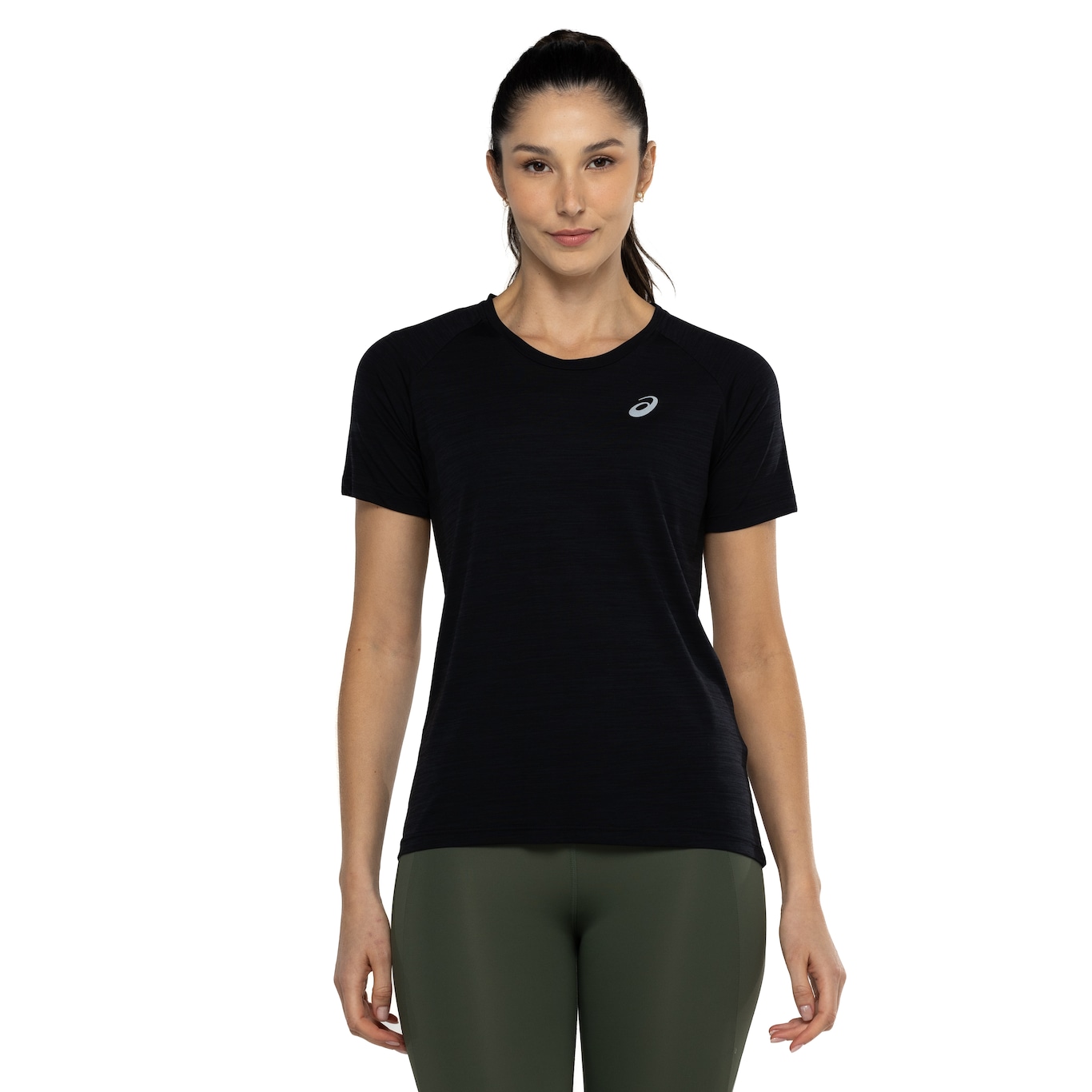 Camiseta Feminina ASICS Manga Curta Sound Mind II - Video 1