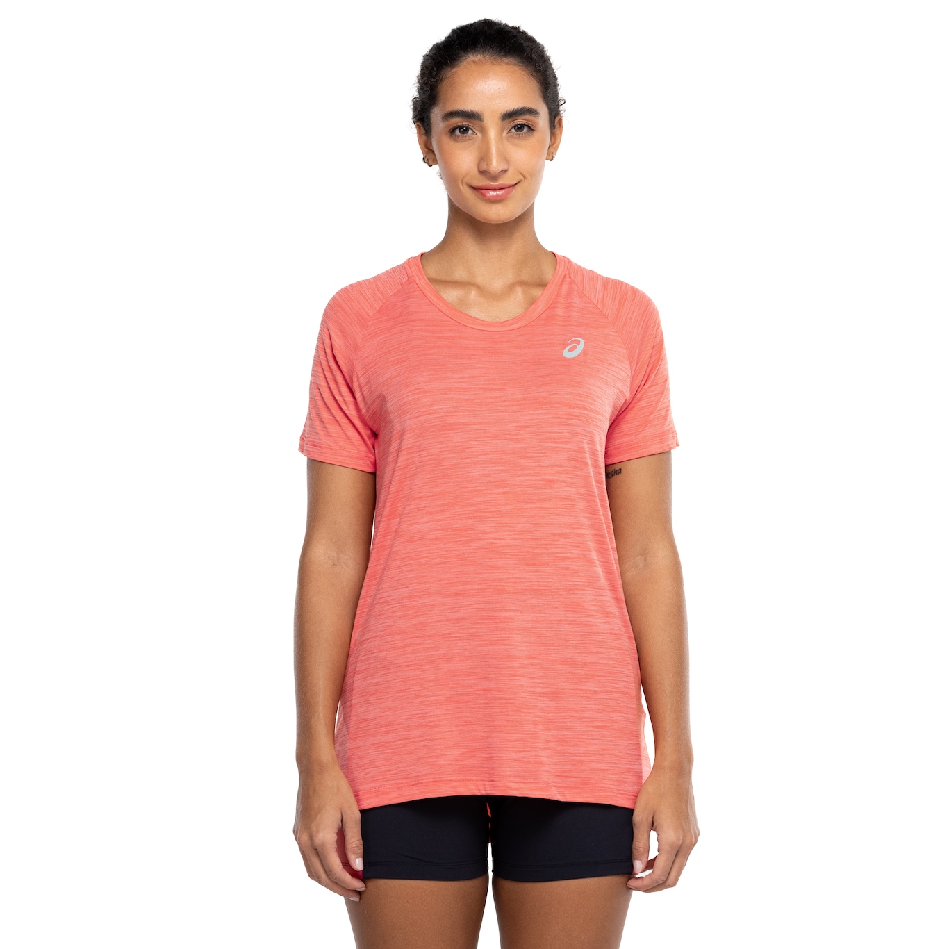 Camiseta Feminina ASICS Manga Curta Sound Mind II - Video 1