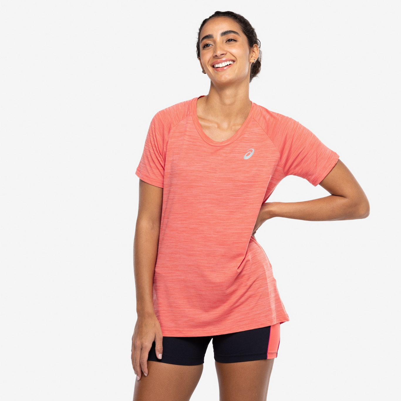 Camiseta Feminina ASICS Manga Curta Sound Mind II - Foto 5