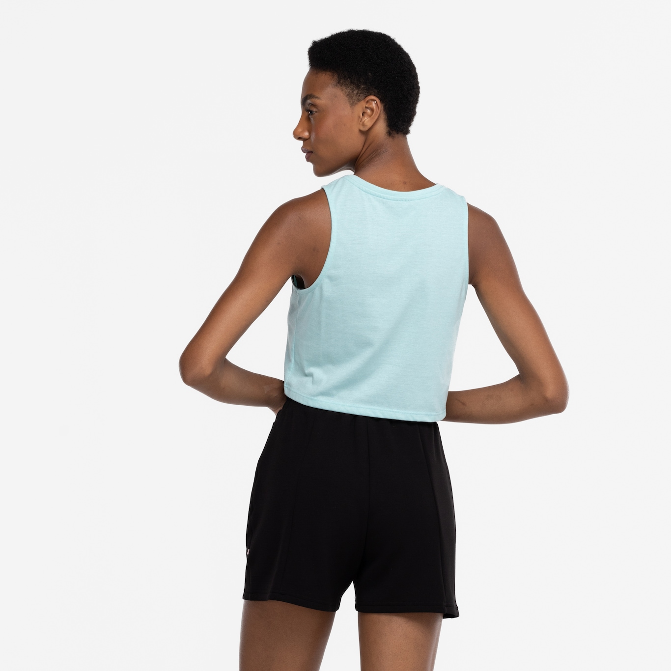 Blusa Regata Cropped Feminina ASICS Malha - Foto 3