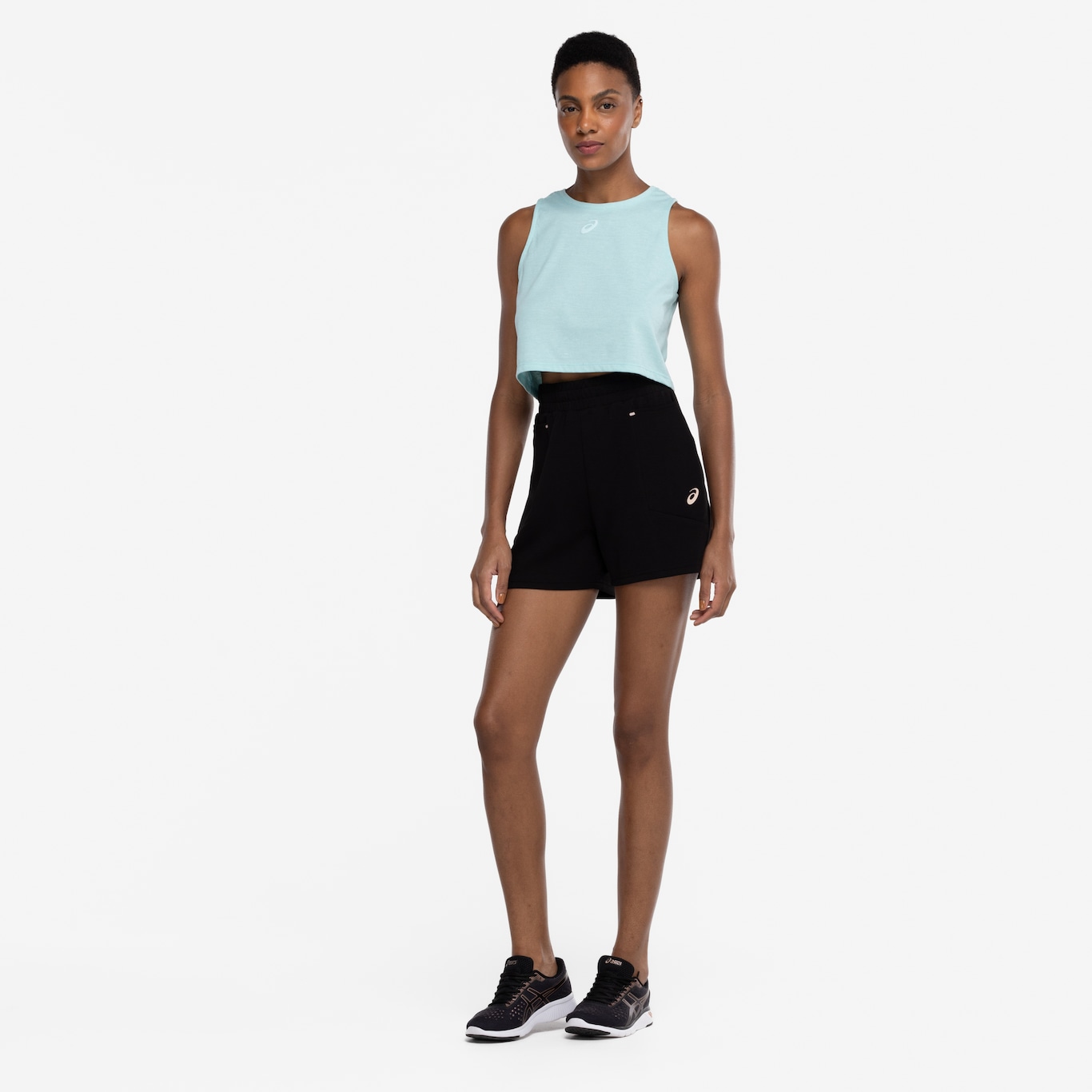 Blusa Regata Cropped Feminina ASICS Malha - Foto 4