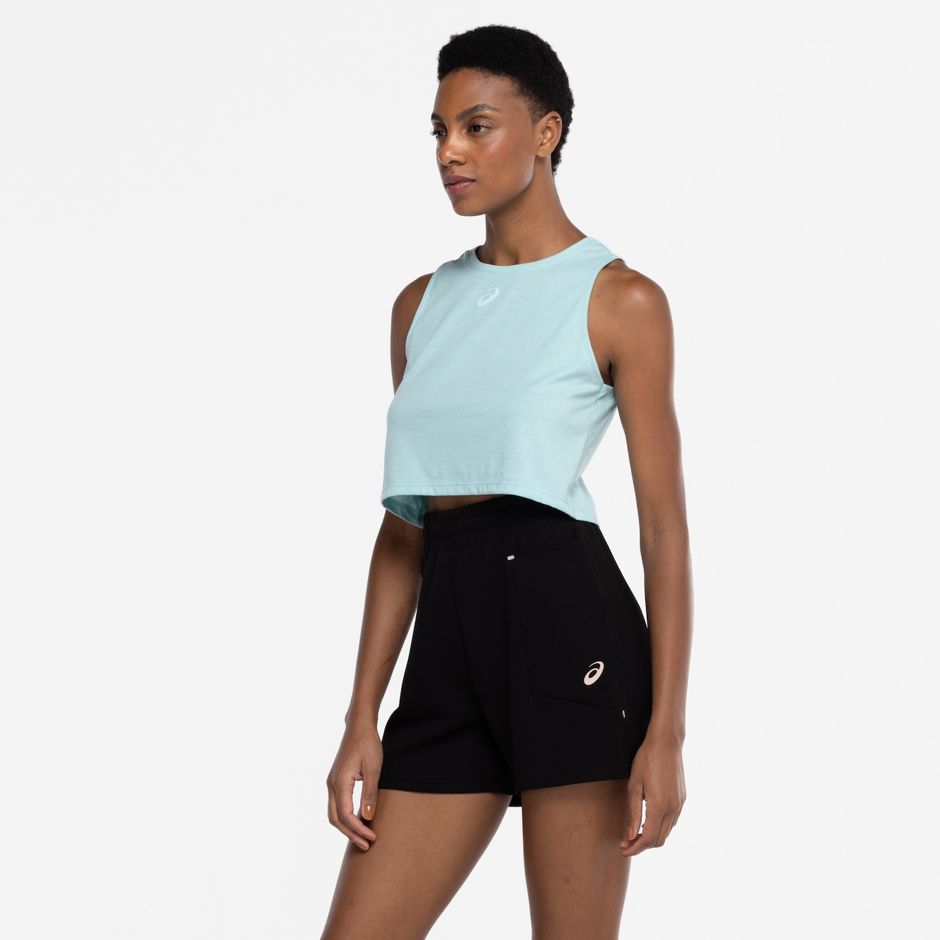 Blusa Regata Cropped Feminina ASICS Malha - Foto 5