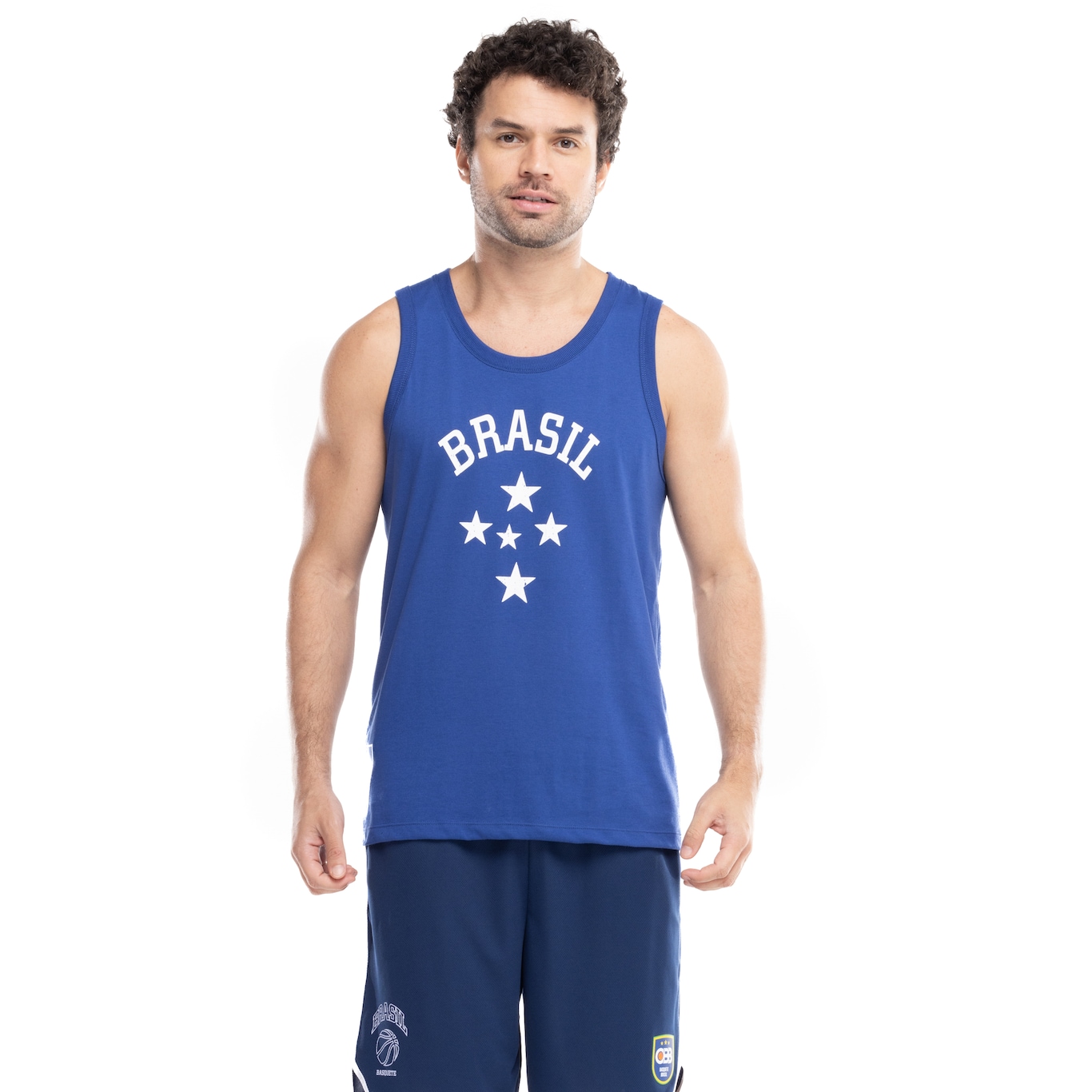 Camiseta Regata Masculina CBB Retrô Basquete Brasil - Video 1