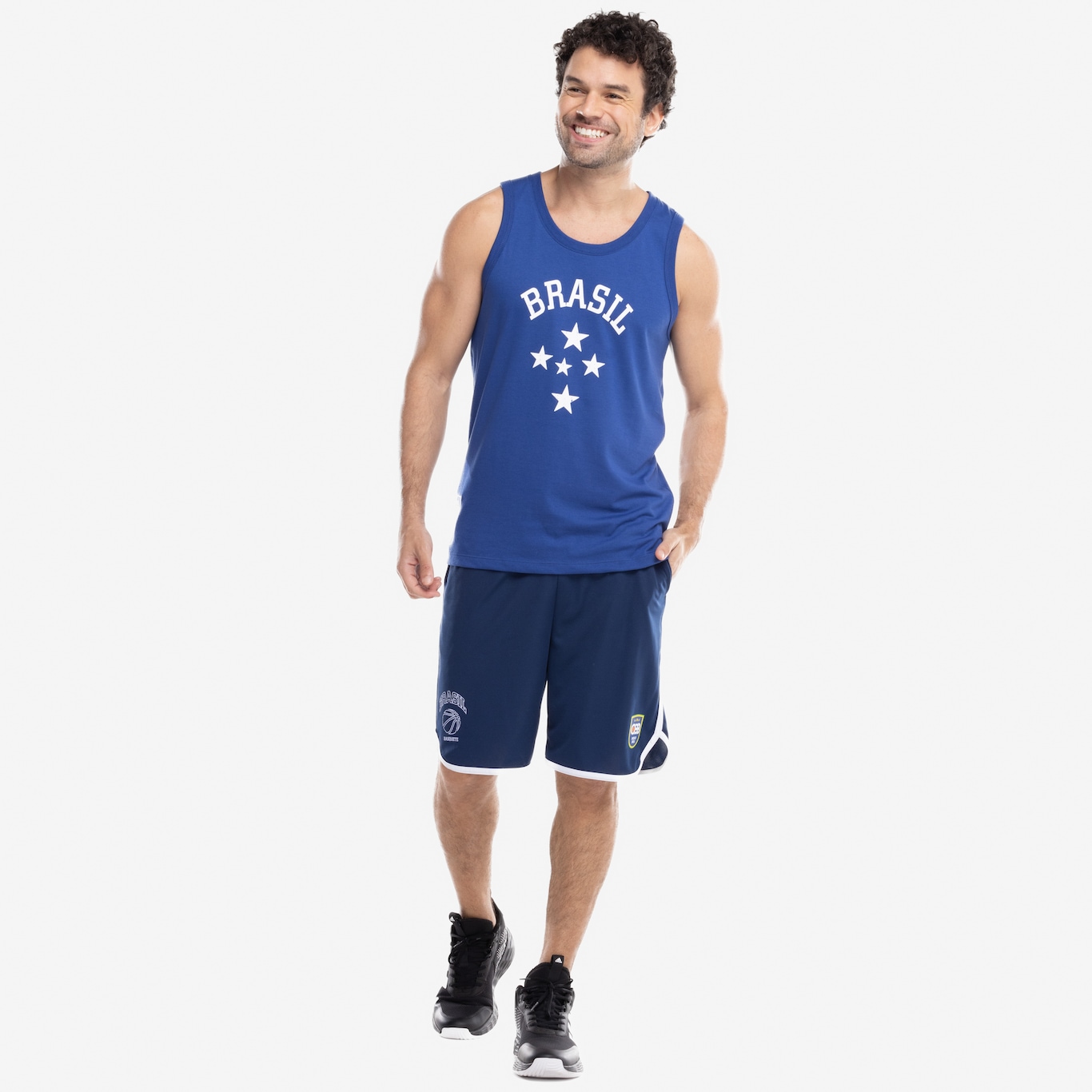 Camiseta Regata Masculina CBB Retrô Basquete Brasil - Foto 4