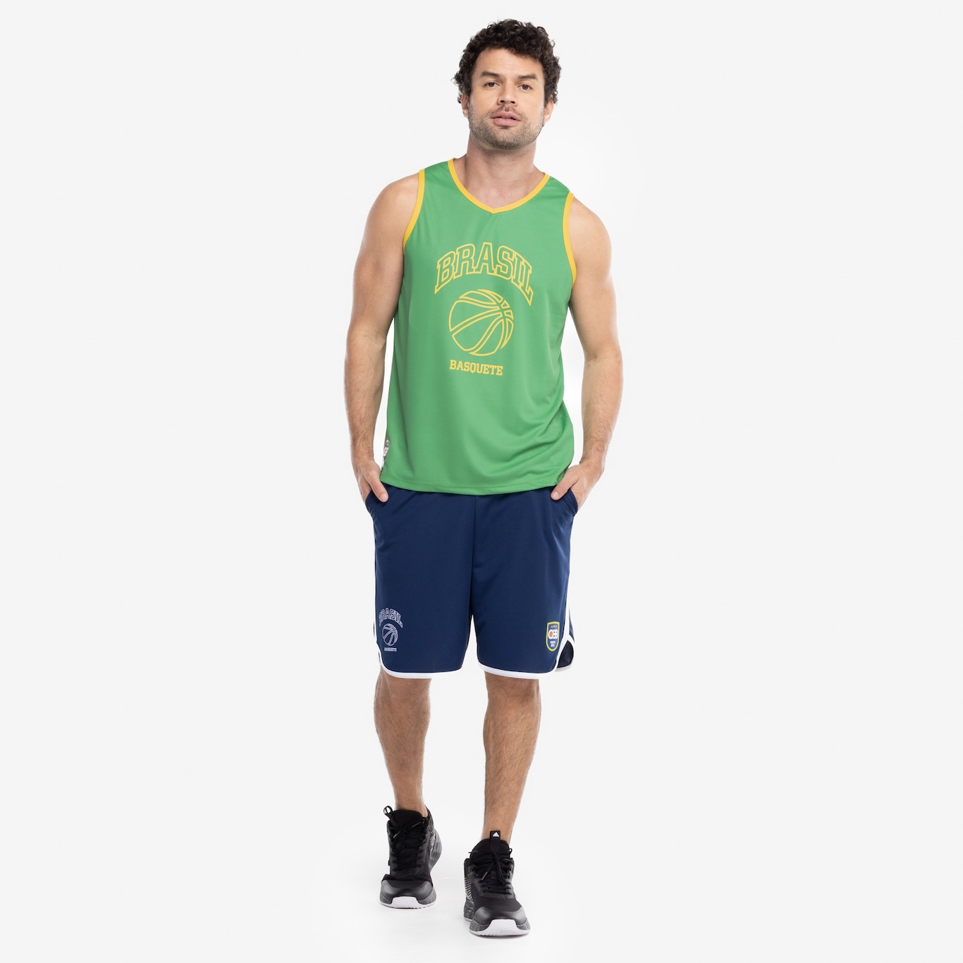 Camiseta Regata do Brasil Masculina CCB Treino Basquete - Foto 4