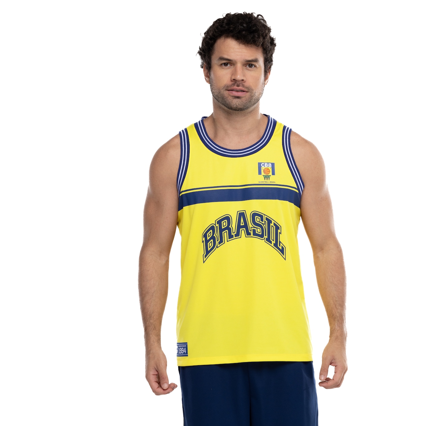 Camiseta Regata Unissex CBB Retrô 1994 Basquete Brasil - Video 1