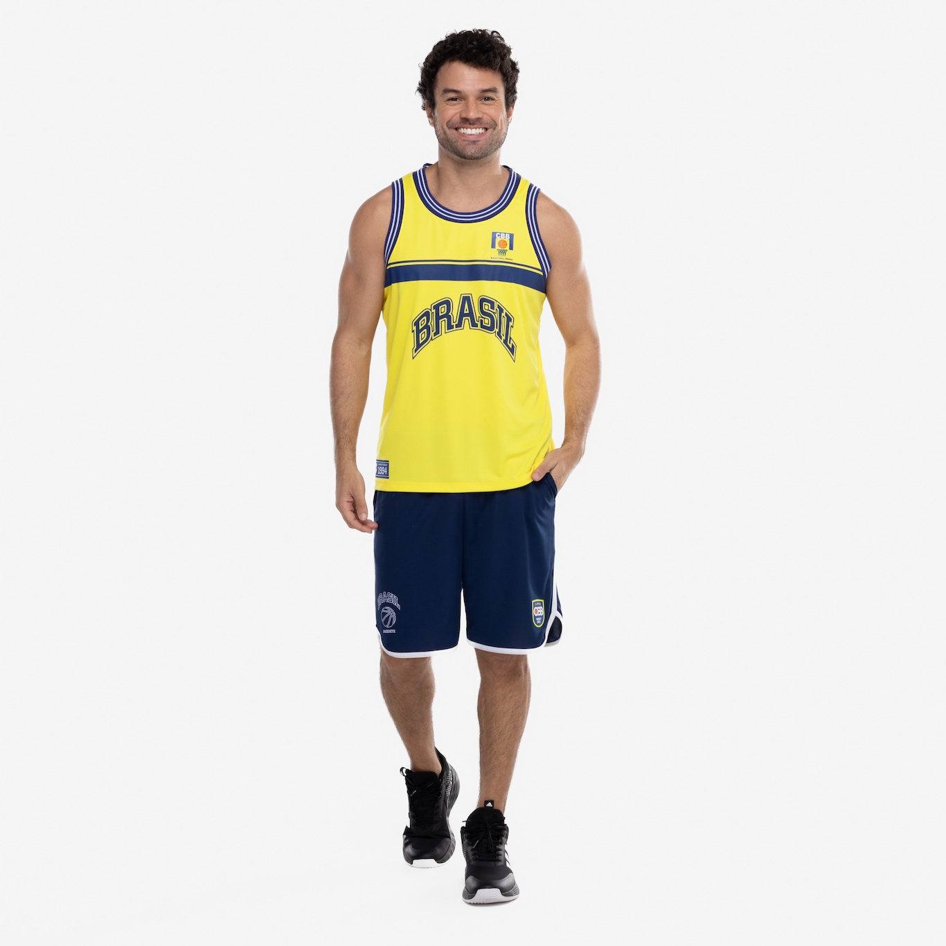 Camiseta Regata Unissex CBB Retrô 1994 Basquete Brasil - Foto 4