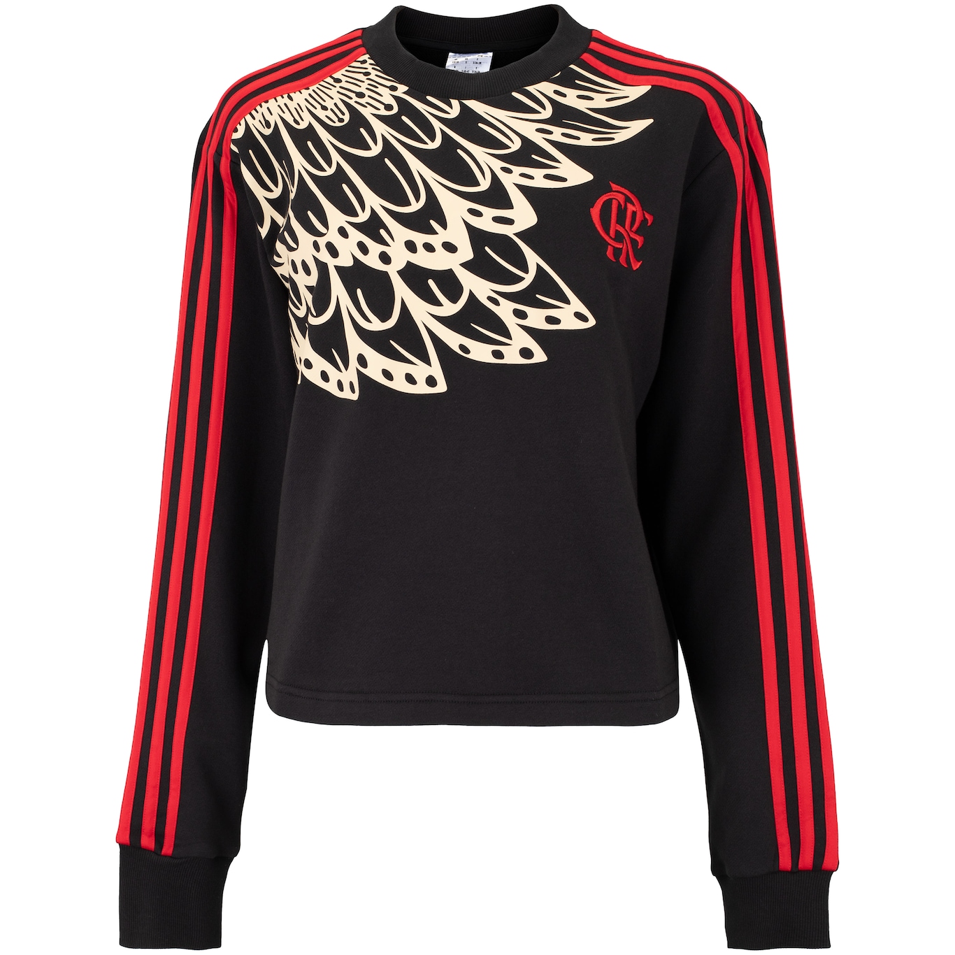 Blusa de Moletom do Flamengo adidas Farm Feminina - Foto 1