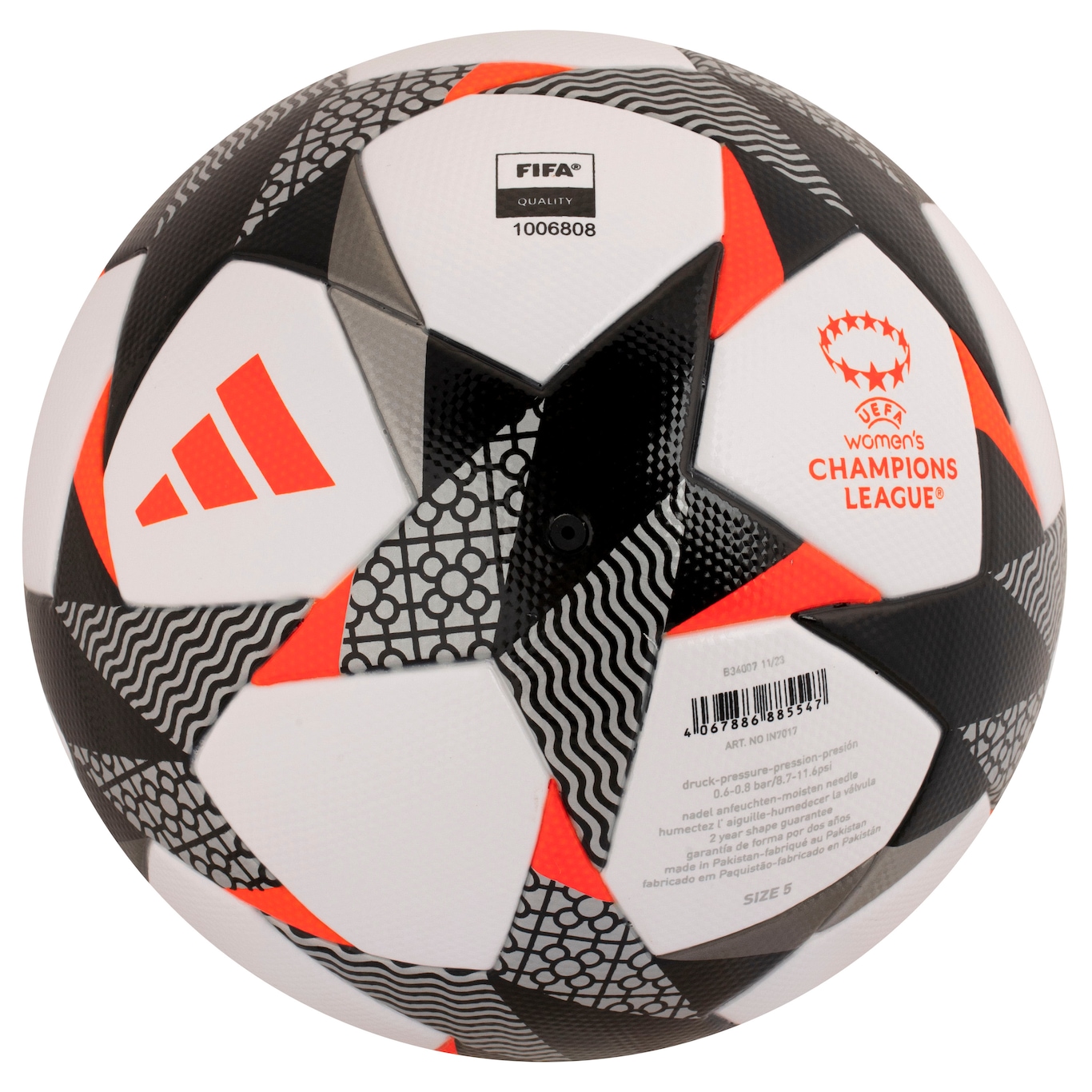 Bola adidas UEFA Womens Champion League Bilbao 24 - Foto 3