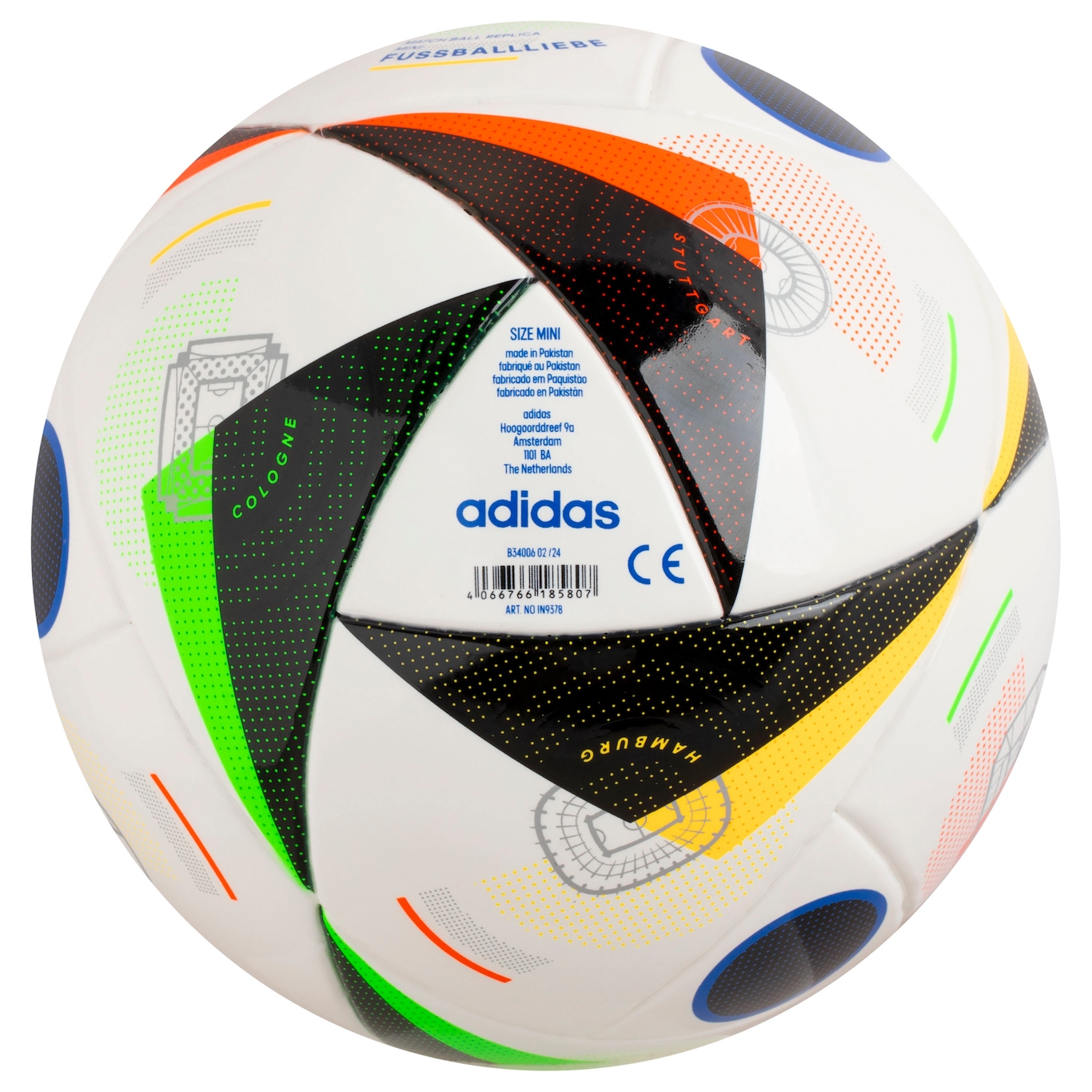 Minibola de futebol de Campo adidas Euro24 - Foto 3