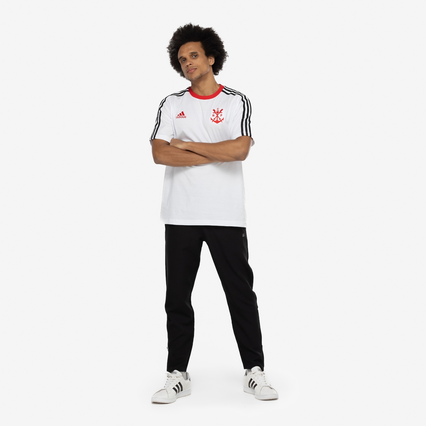 Camiseta do Flamengo adidas Masculina DNA Tee - Foto 4