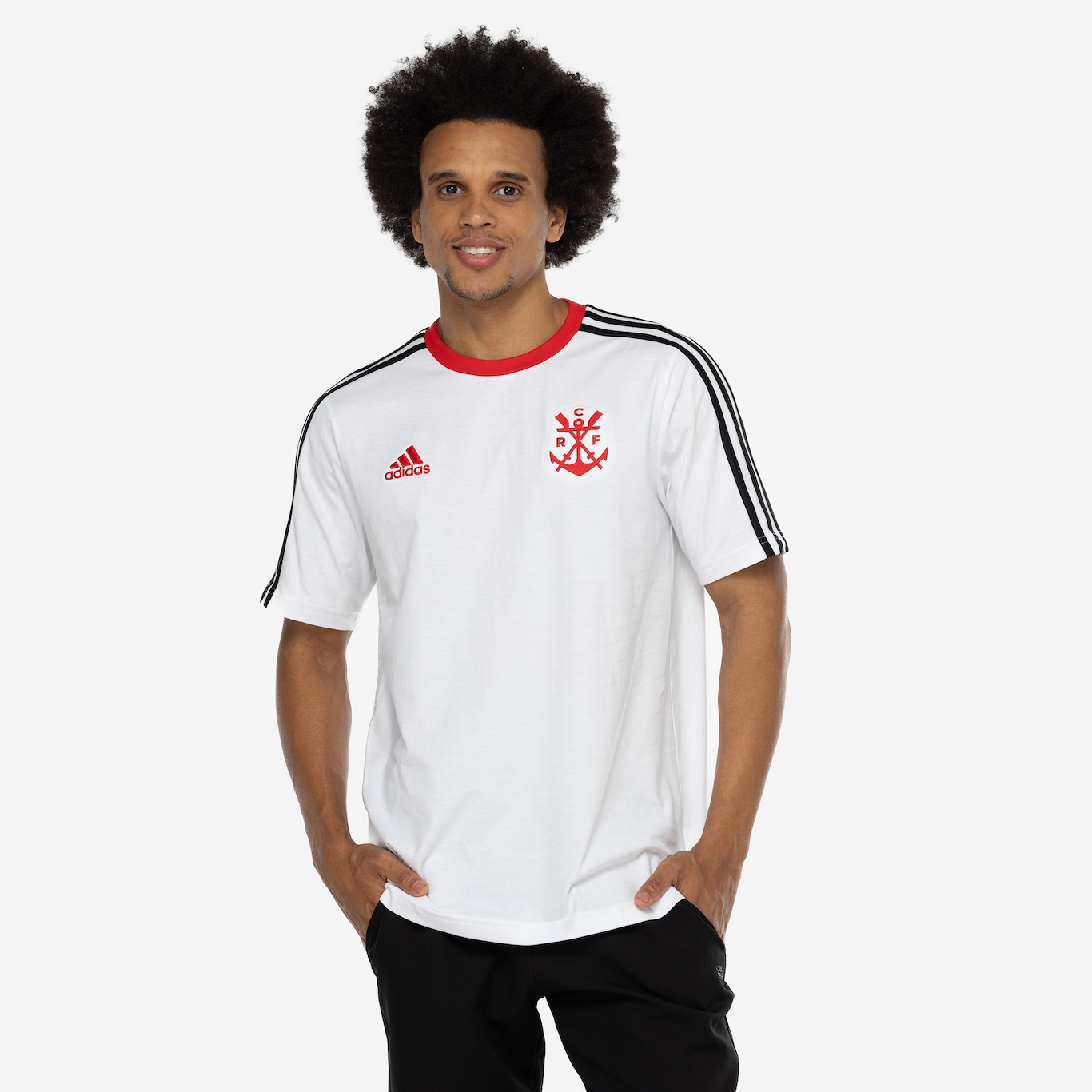 Camiseta do Flamengo adidas Masculina DNA Tee - Foto 5