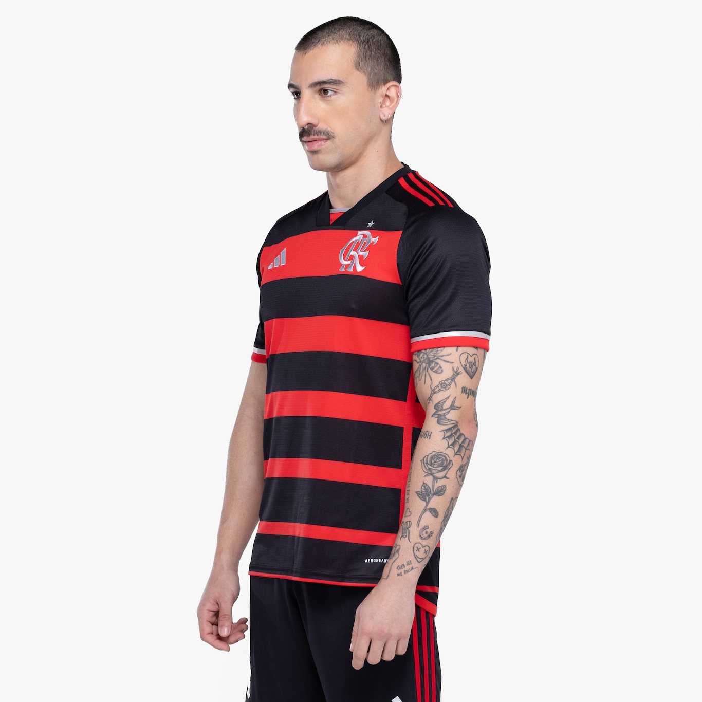 Camisa do Flamengo I 24 adidas Masculina Torcedor - Foto 6