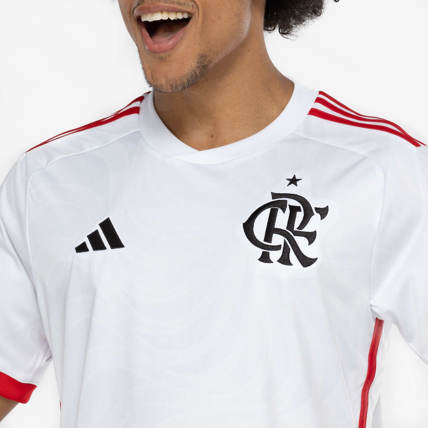 Camisa do Flamengo II 24 adidas Masculina Torcedor - Foto 6