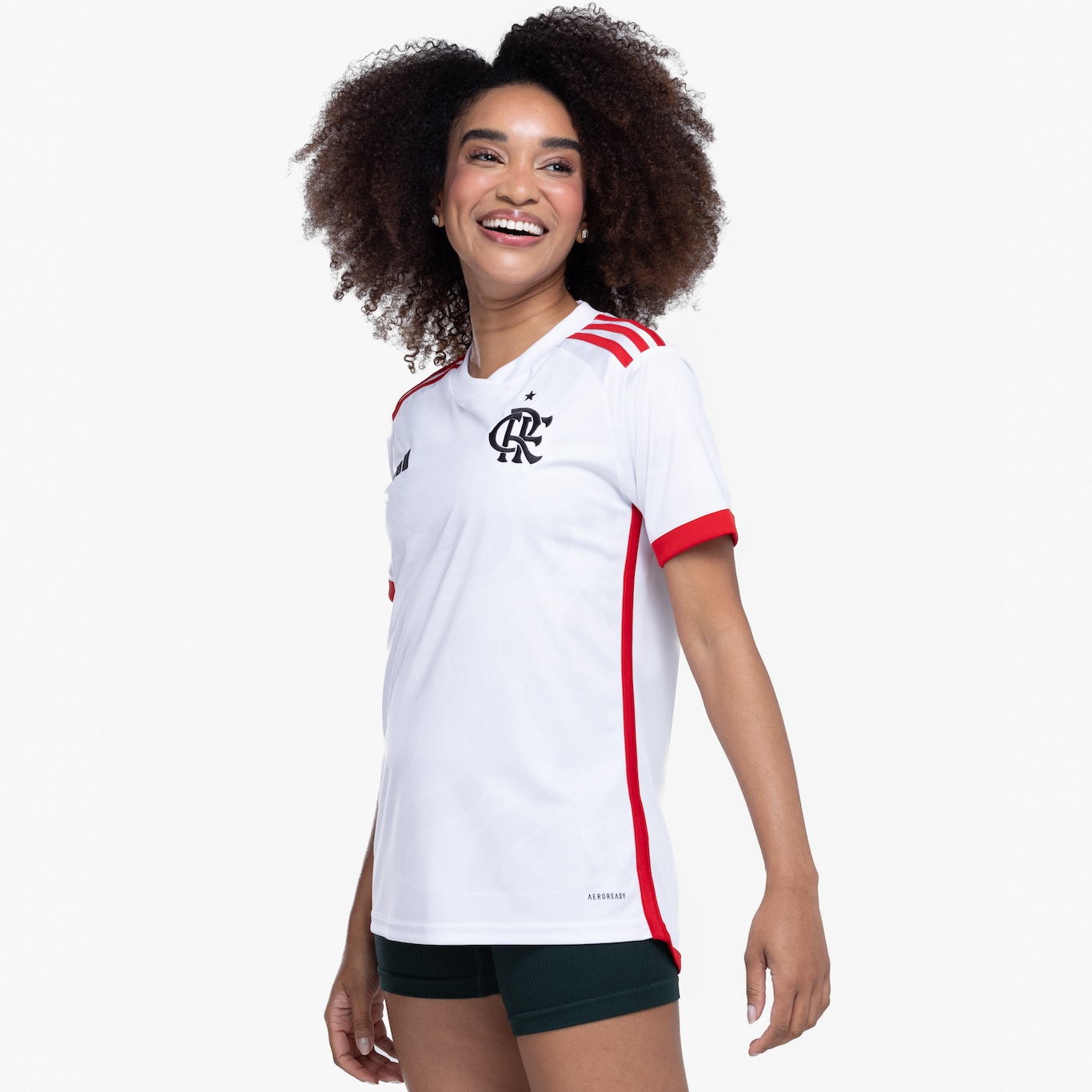 Camisa do Flamengo II 24 adidas Feminina Torcedor - Foto 5