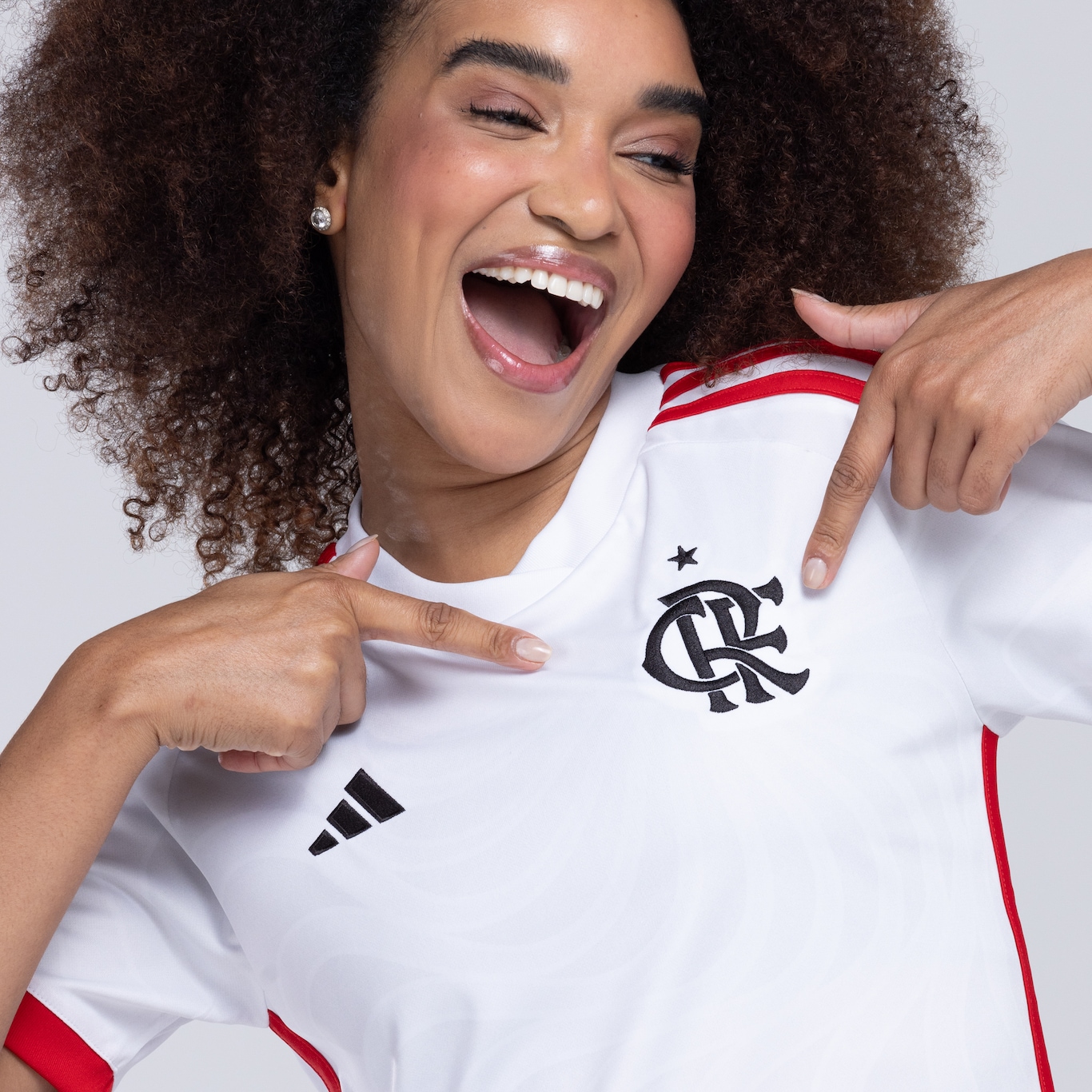 Camisa do Flamengo II 24 adidas Feminina Torcedor - Foto 6