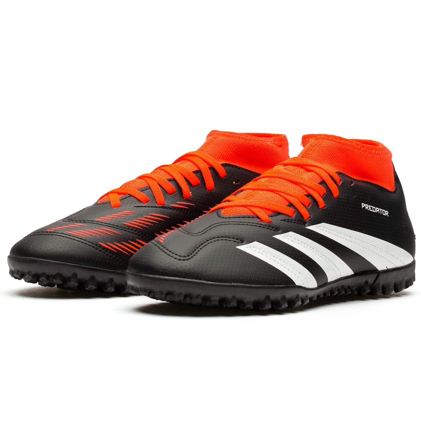 Chuteira Society adidas Predator 24 Club Sock - Adulto - Foto 2