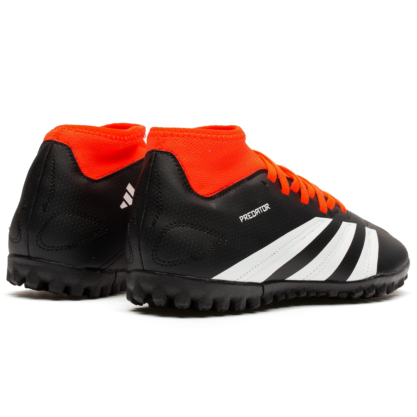 Chuteira Society adidas Predator 24 Club Sock - Adulto - Foto 4