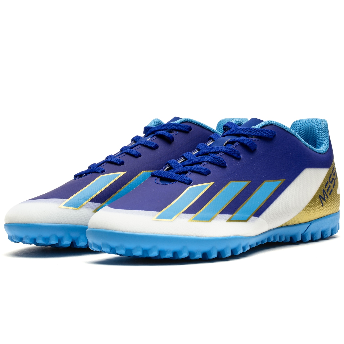 Chuteira Society adidas X Crazyfast 23 Club Messi Adulto - Foto 2