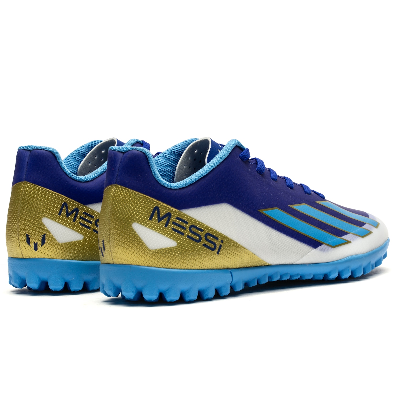 Chuteira Society adidas X Crazyfast 23 Club Messi Adulto - Foto 4