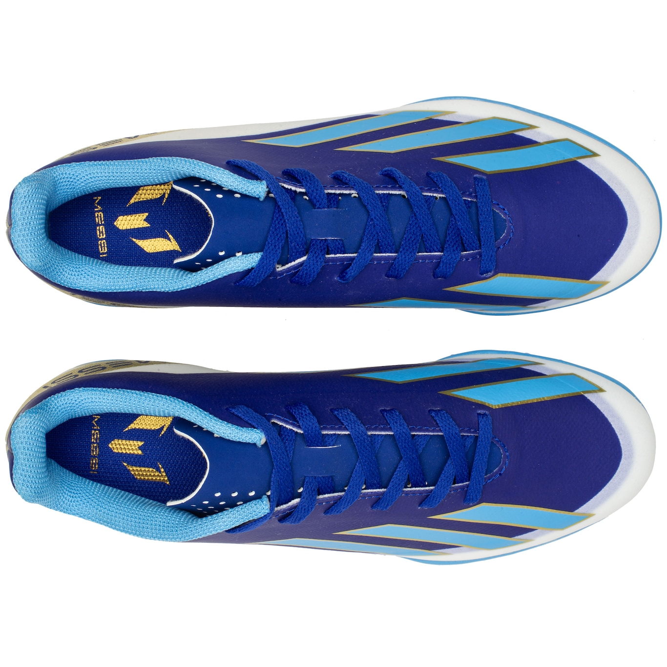 Chuteira Society adidas X Crazyfast 23 Club Messi Adulto - Foto 5