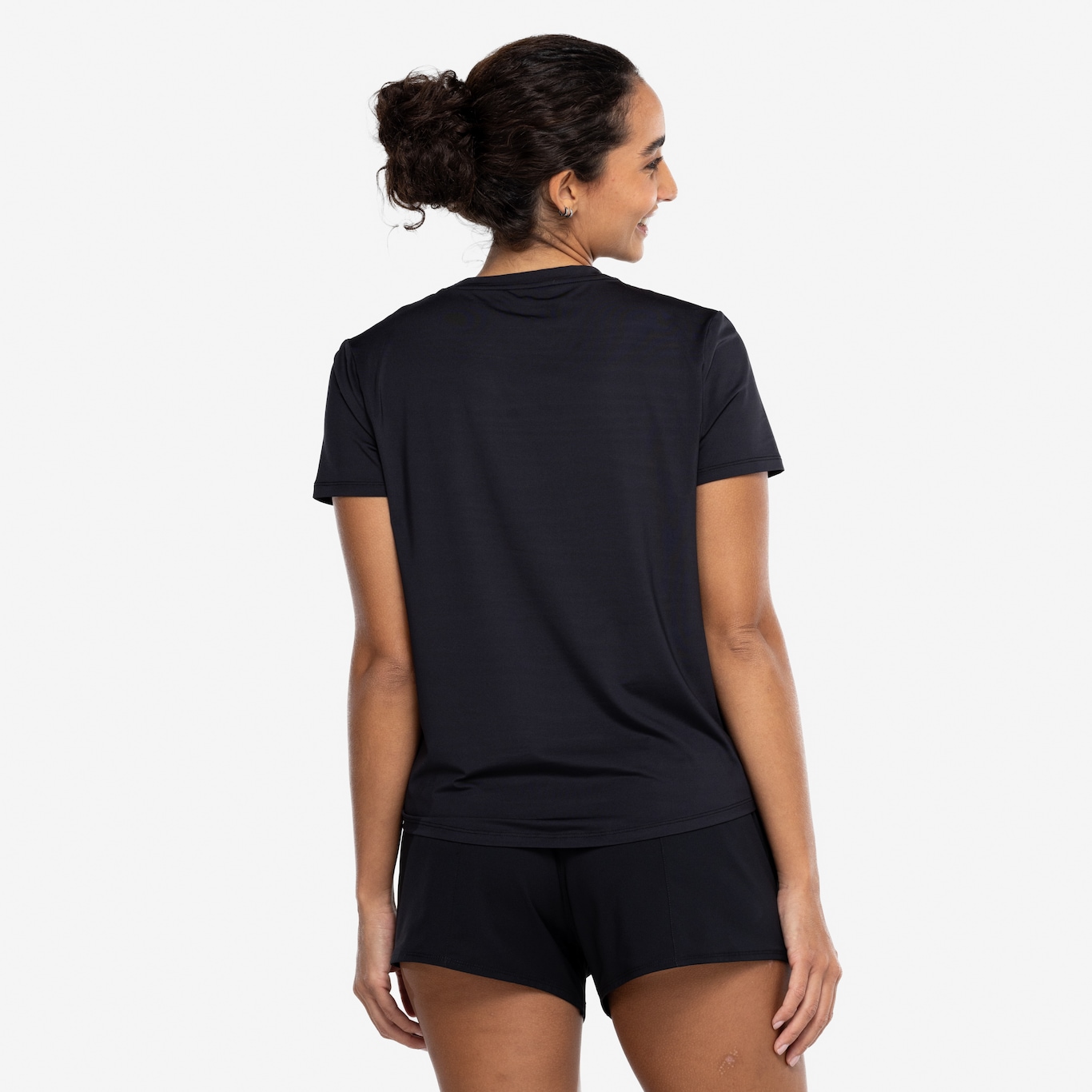 Camiseta Feminina Nike Manga Curta One Swsh Hbr SS - Foto 3