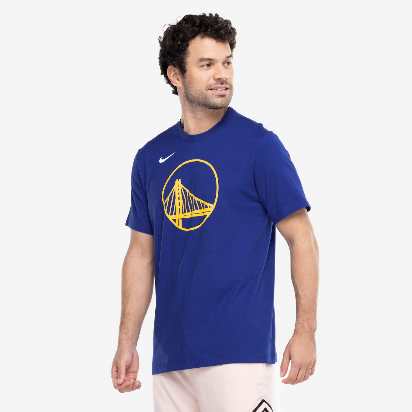 Camiseta do Golden State Warriors Nike Masculina Logo1 SS - Foto 5