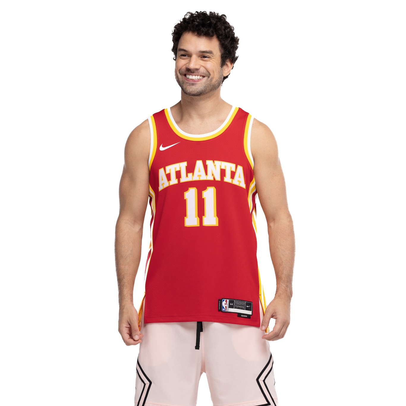 Camiseta Regata do Atlanta Hawks Nike Masculina Dri-Fit Icon 23 - Video 1