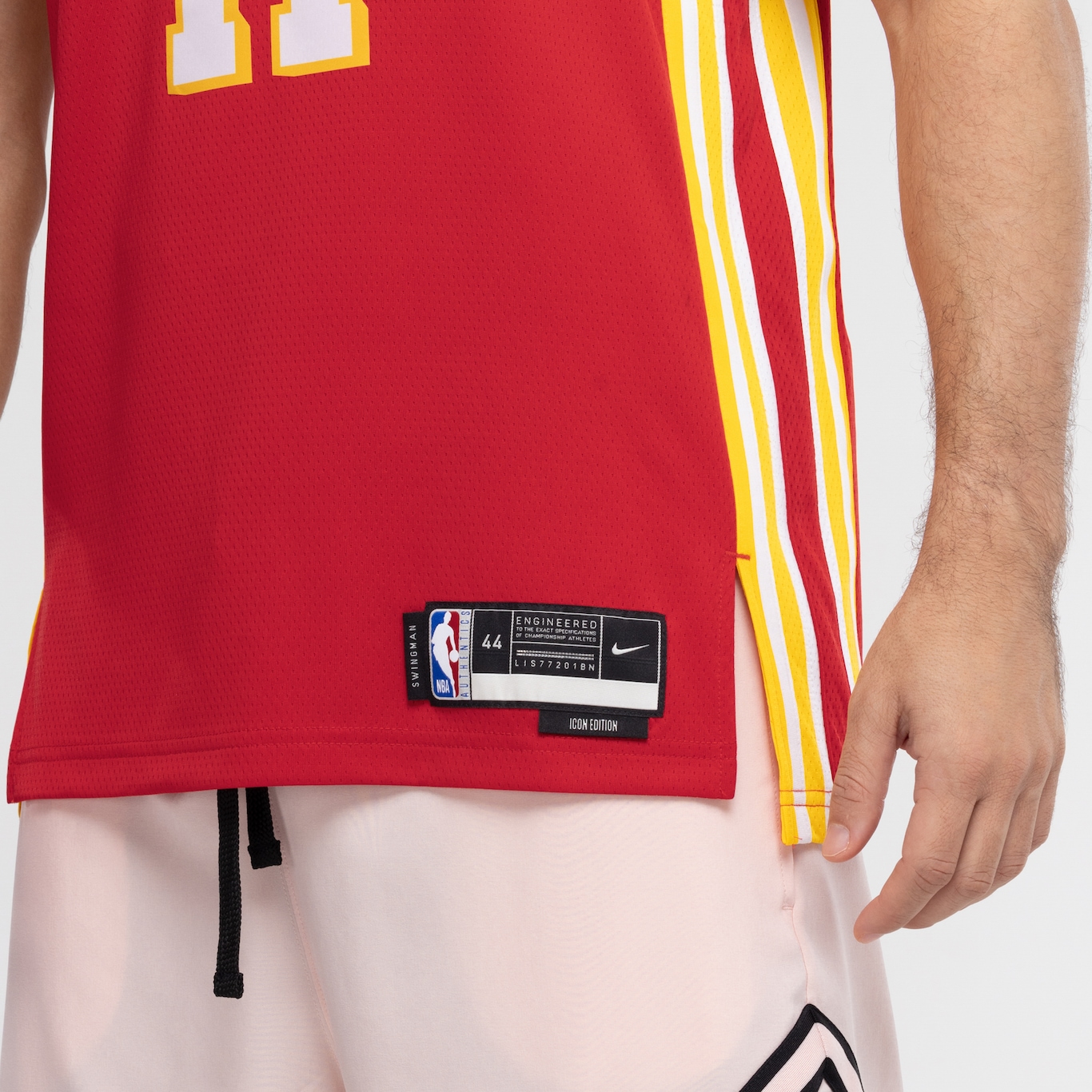 Camiseta Regata do Atlanta Hawks Nike Masculina Dri-Fit Icon 23 - Foto 5