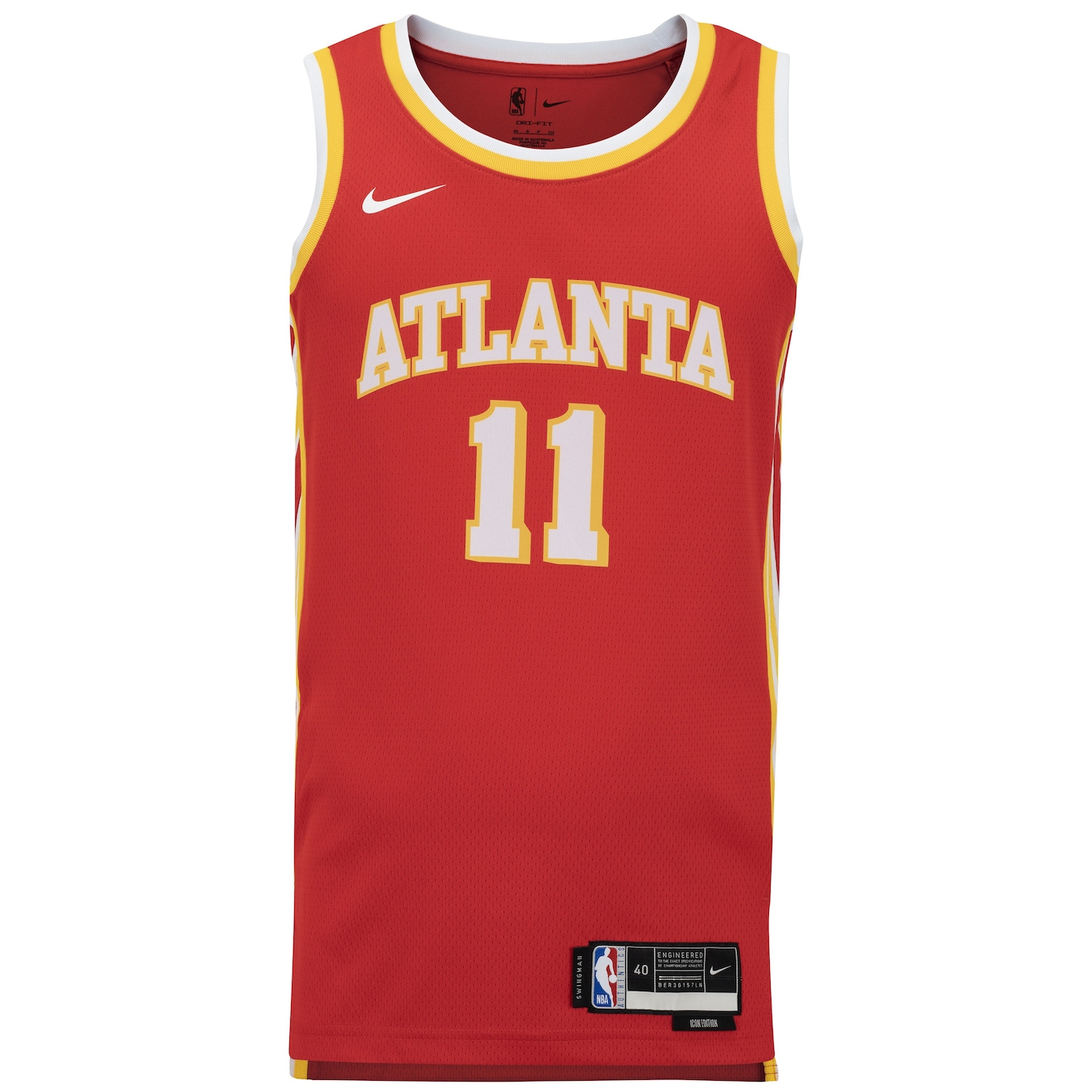 Camiseta Regata do Atlanta Hawks Nike Masculina Dri-Fit Icon 23 - Foto 6