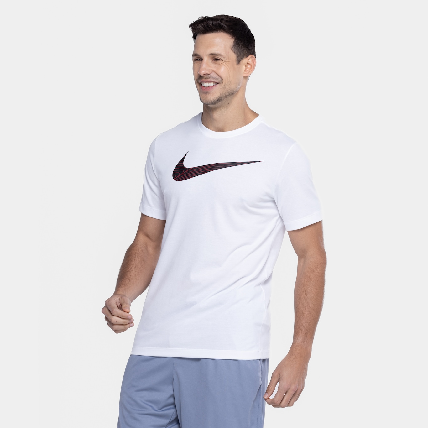 Camiseta Masculina Nike Dri-Fit Tee 2 Yr Swoosh - Foto 5