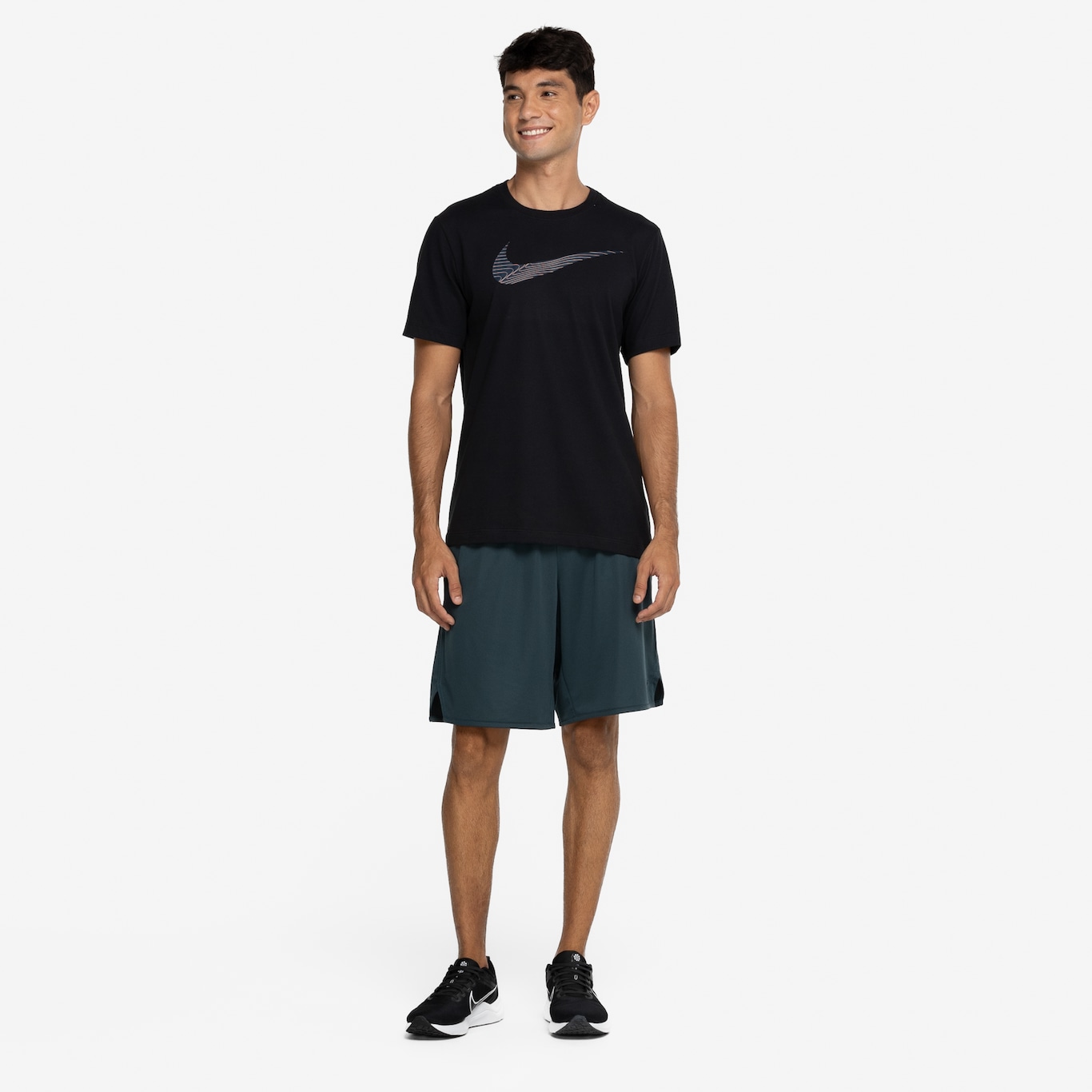 Camiseta Masculina Nike Dri-Fit Tee 2 Yr Swoosh - Foto 4