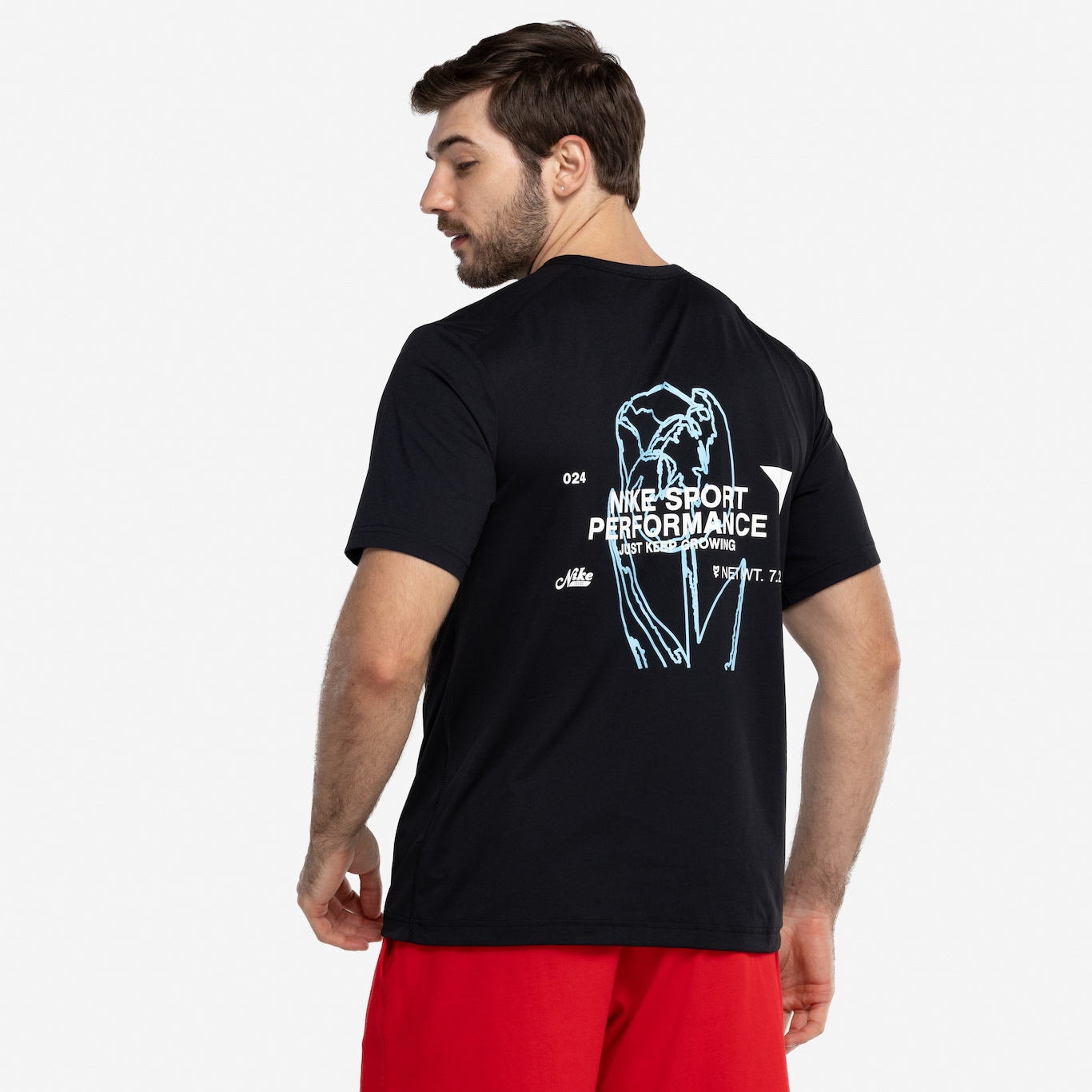 Camiseta Masculina Nike Manga Curta Dri-Fit UV Hyverse SS GX - Foto 3